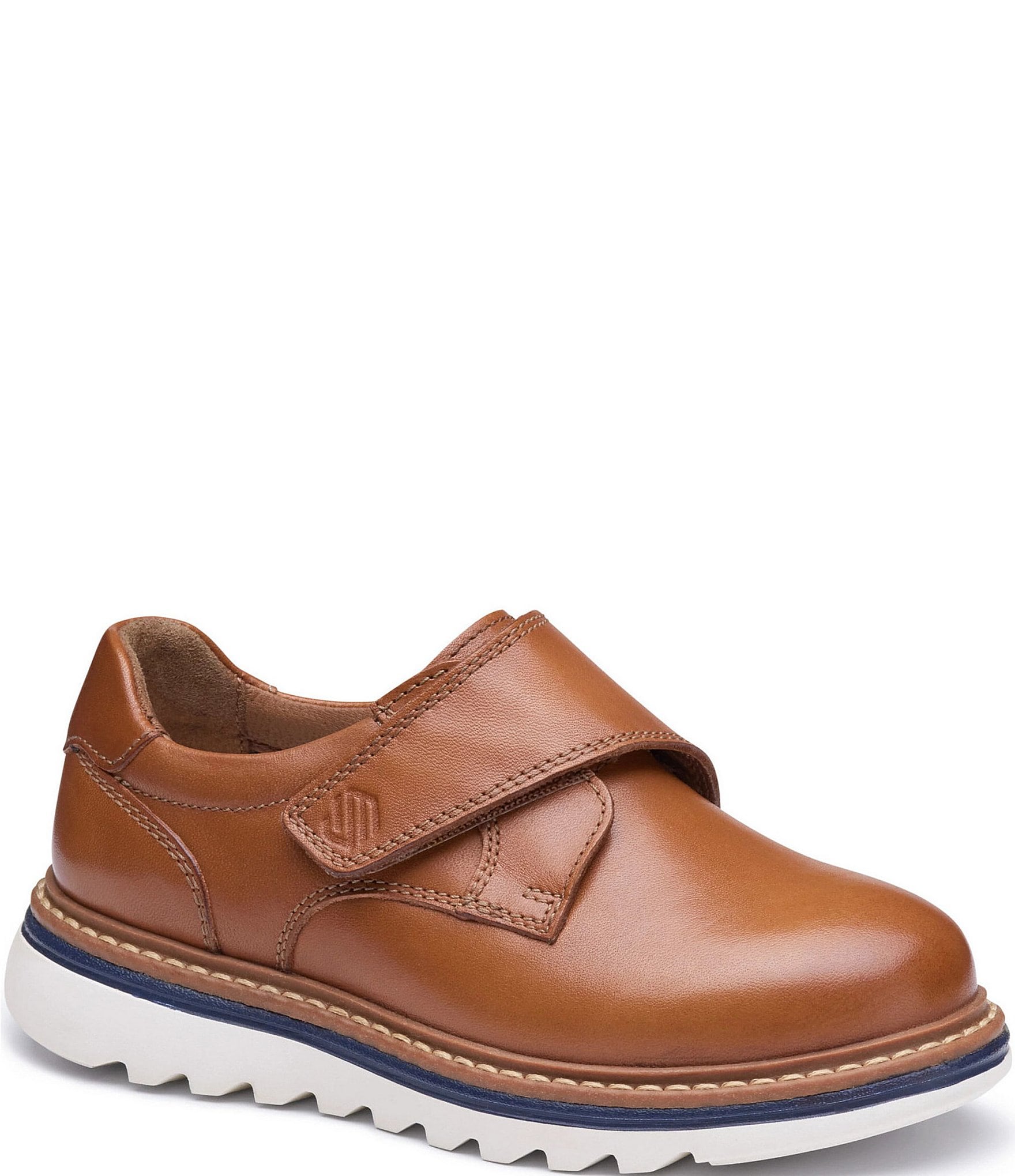 Johnston & Murphy Boys' Braxton Plain-Toe Alternative Closure Oxfords (Infant)