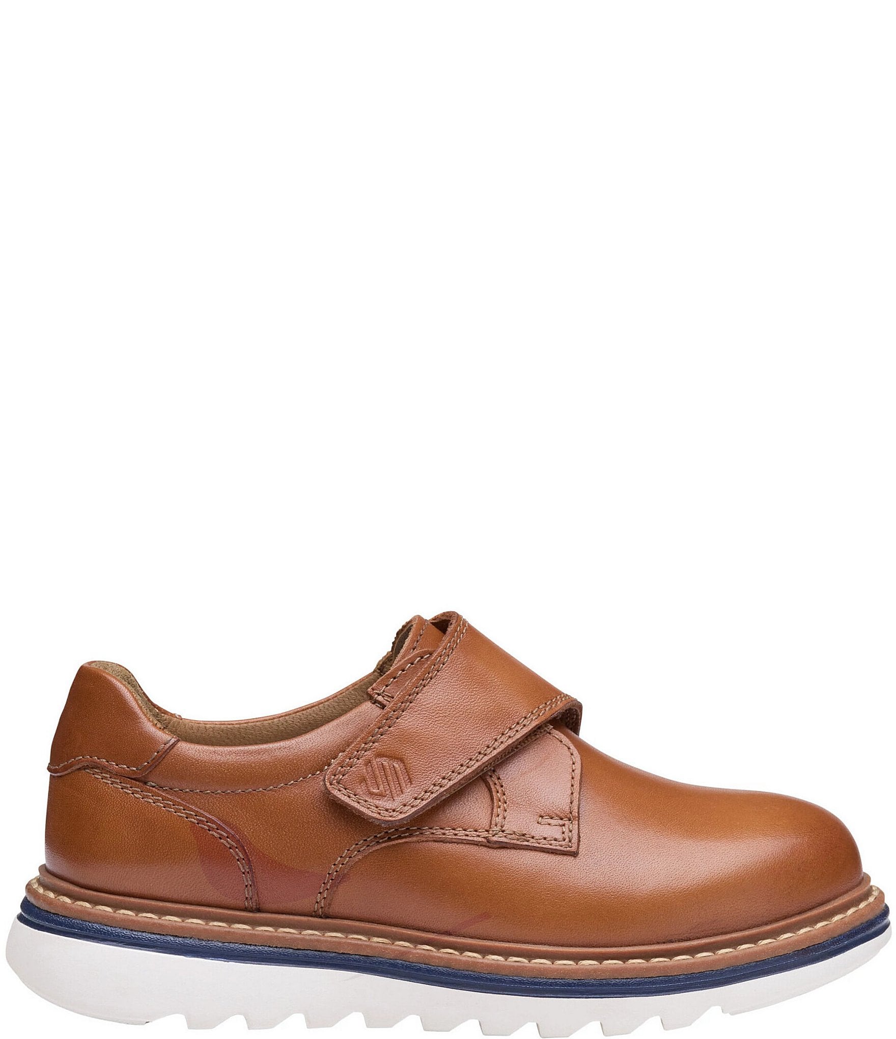 Johnston & Murphy Boys' Braxton Plain-Toe Alternative Closure Oxfords (Infant)