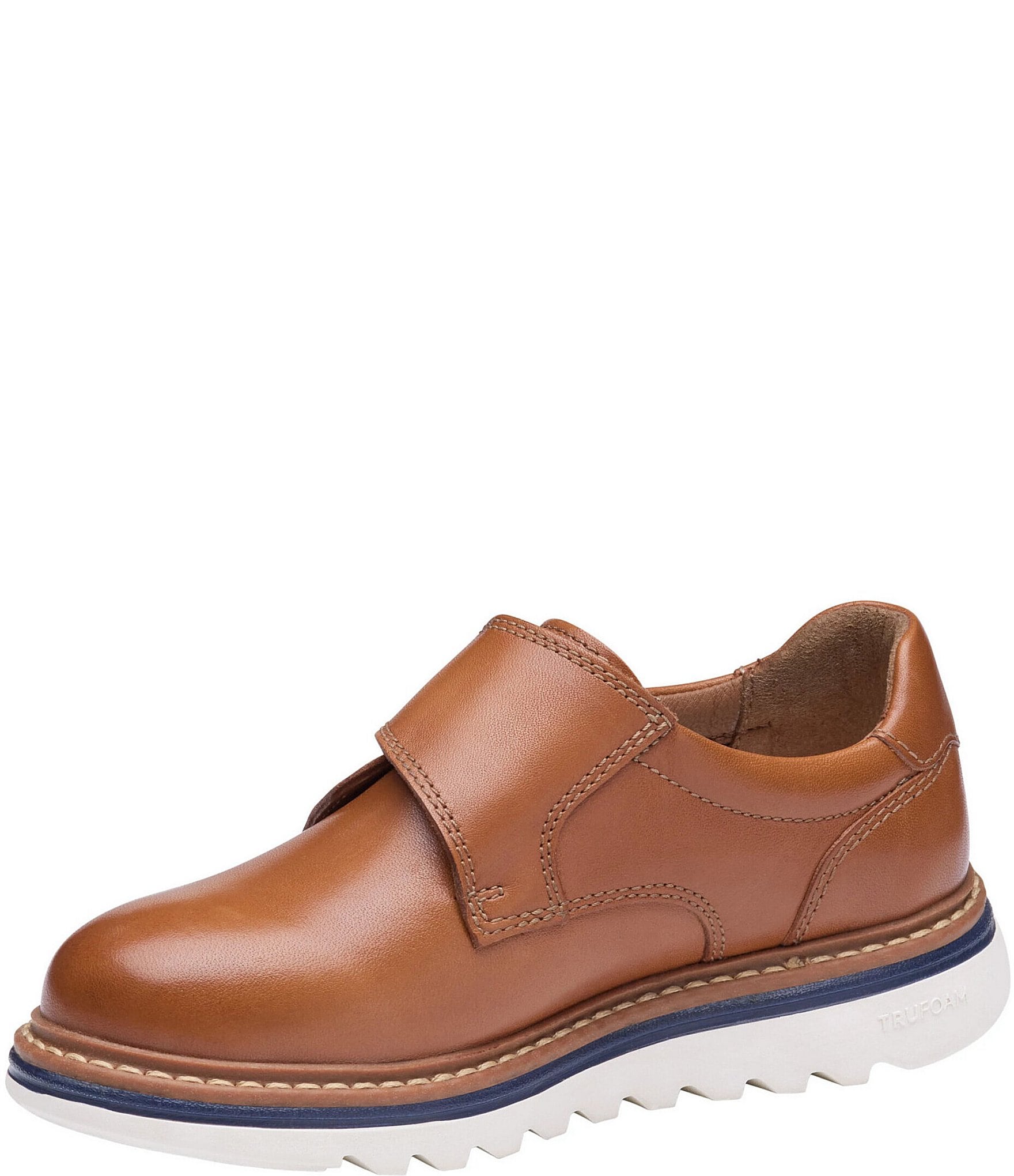 Johnston & Murphy Boys' Braxton Plain-Toe Alternative Closure Oxfords (Infant)