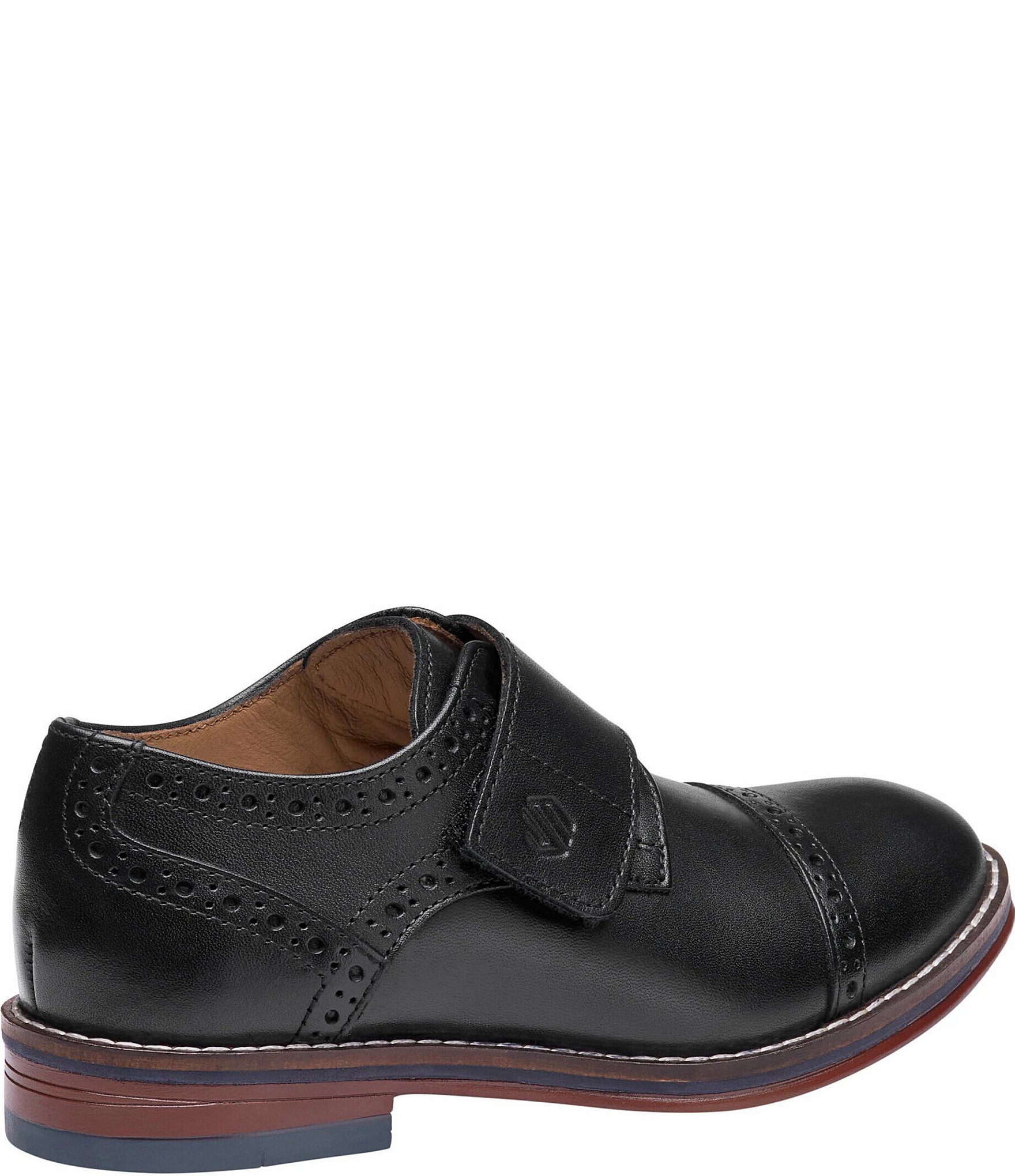 Johnston & Murphy Boys' Conard Monk Cap Toe Oxfords (Toddler)