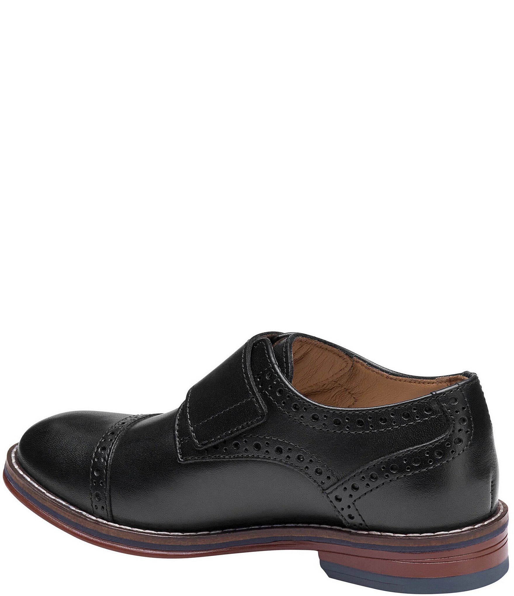 Johnston & Murphy Boys' Conard Monk Cap Toe Oxfords (Toddler)