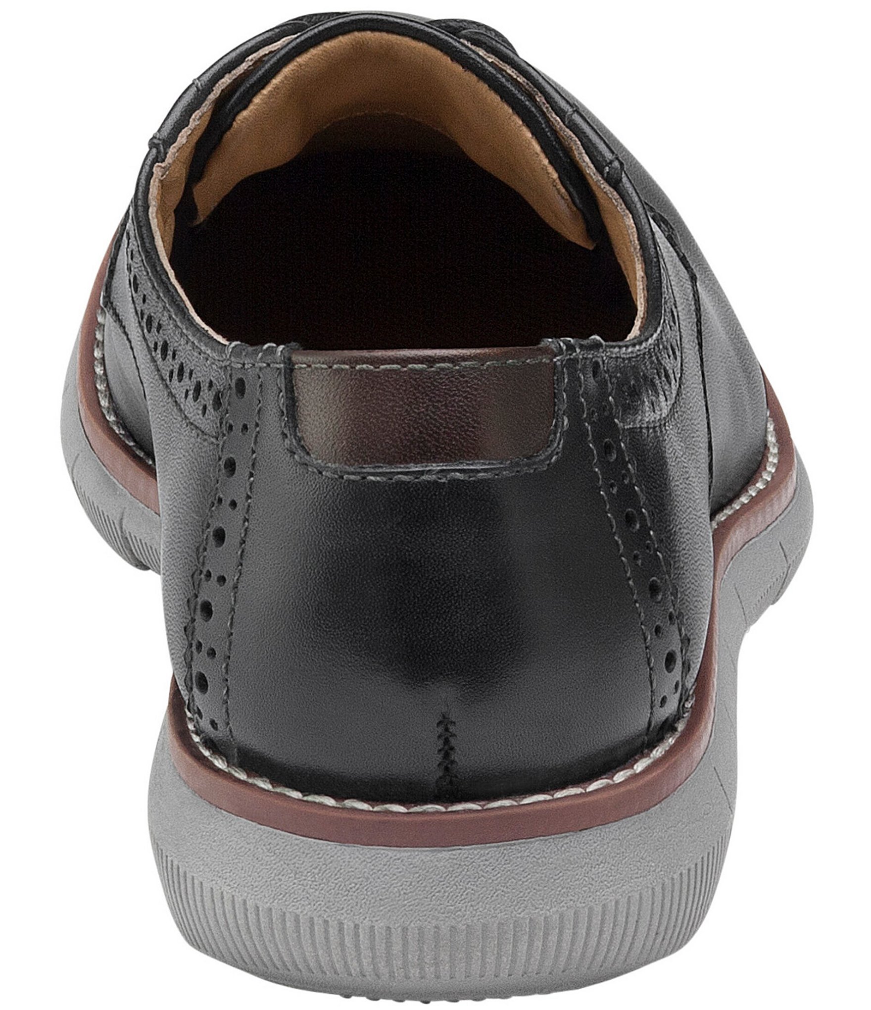 Johnston & Murphy Boys' Holden Leather Plain Toe Oxfords (Youth)