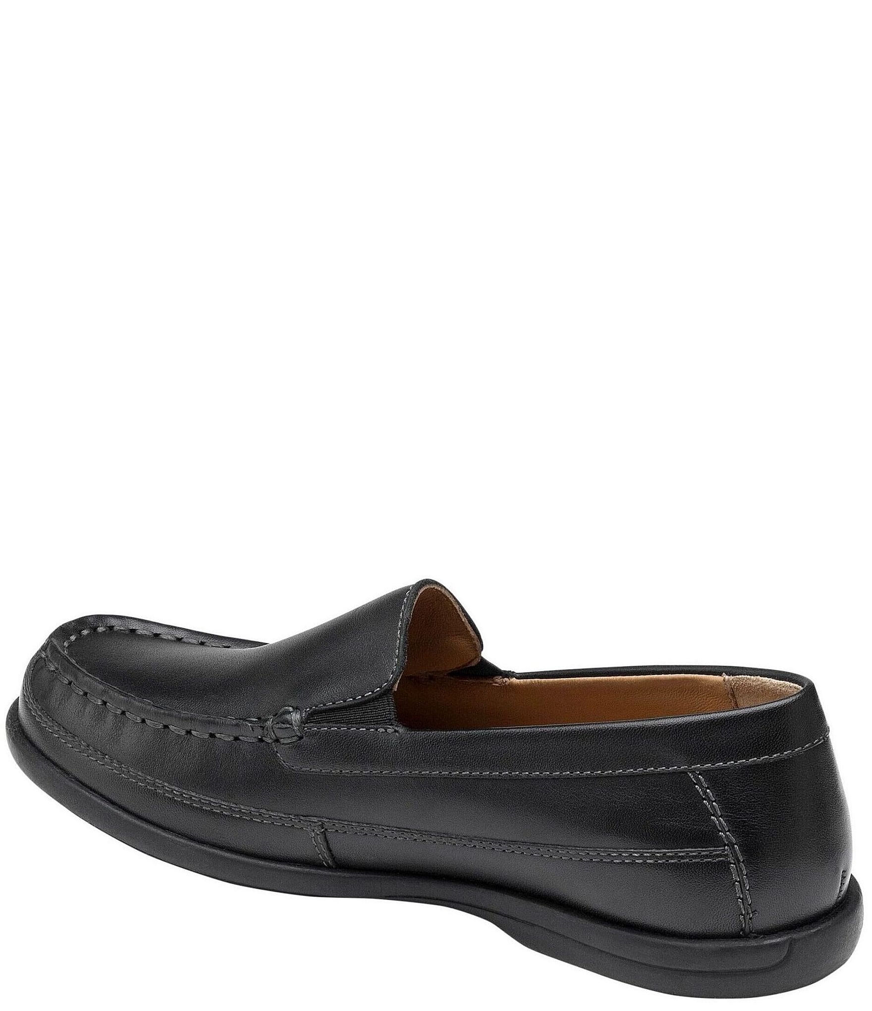 Johnston & Murphy Boys' Locklin Leather Venetian Loafers (Youth)