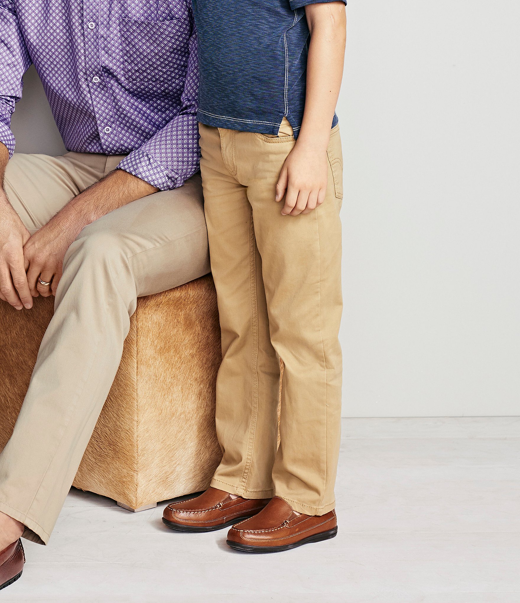 Johnston & Murphy Boys' Locklin Leather Venetian Loafers (Youth)