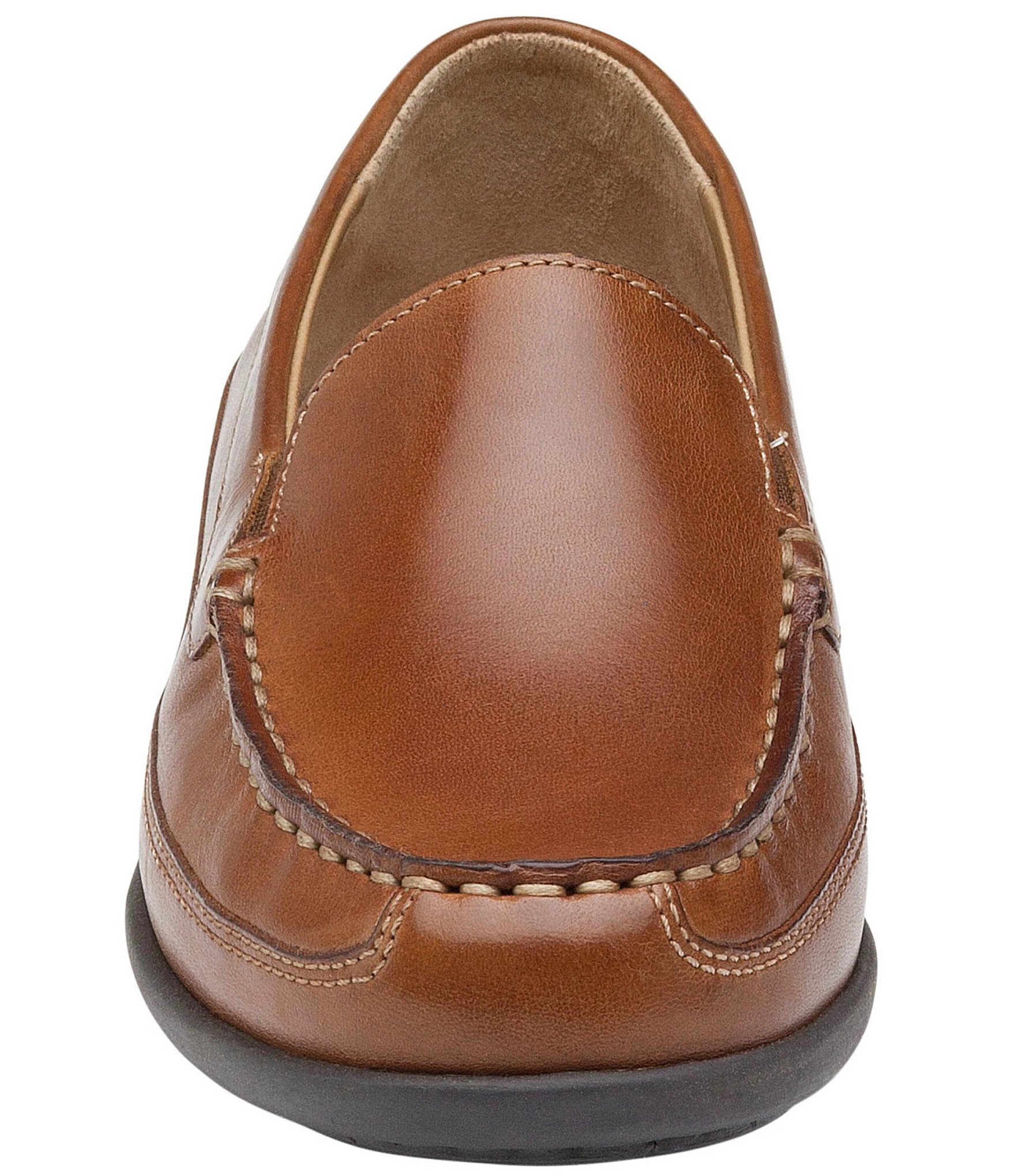 Johnston & Murphy Boys' Locklin Leather Slip On Venetian Loafers (Infant)