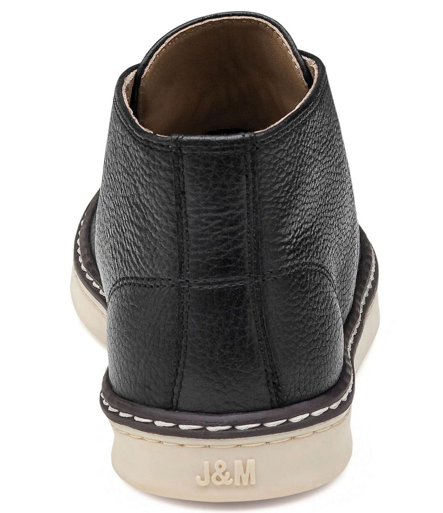 Johnston & Murphy Boys' McGuffey Leather Lace Up Chukka Boots (Youth)