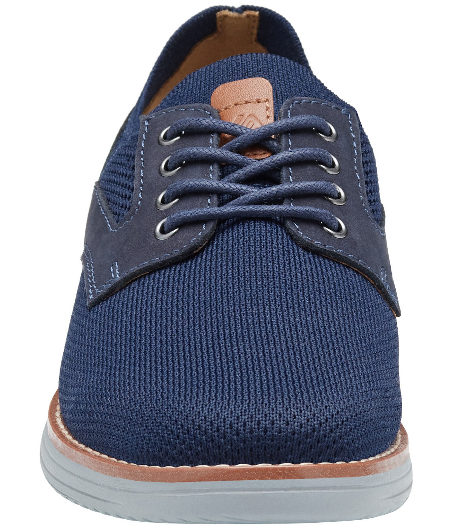 Johnston & Murphy Boys' Upton Knit Plain Toe Lace Up Oxfords (Youth)