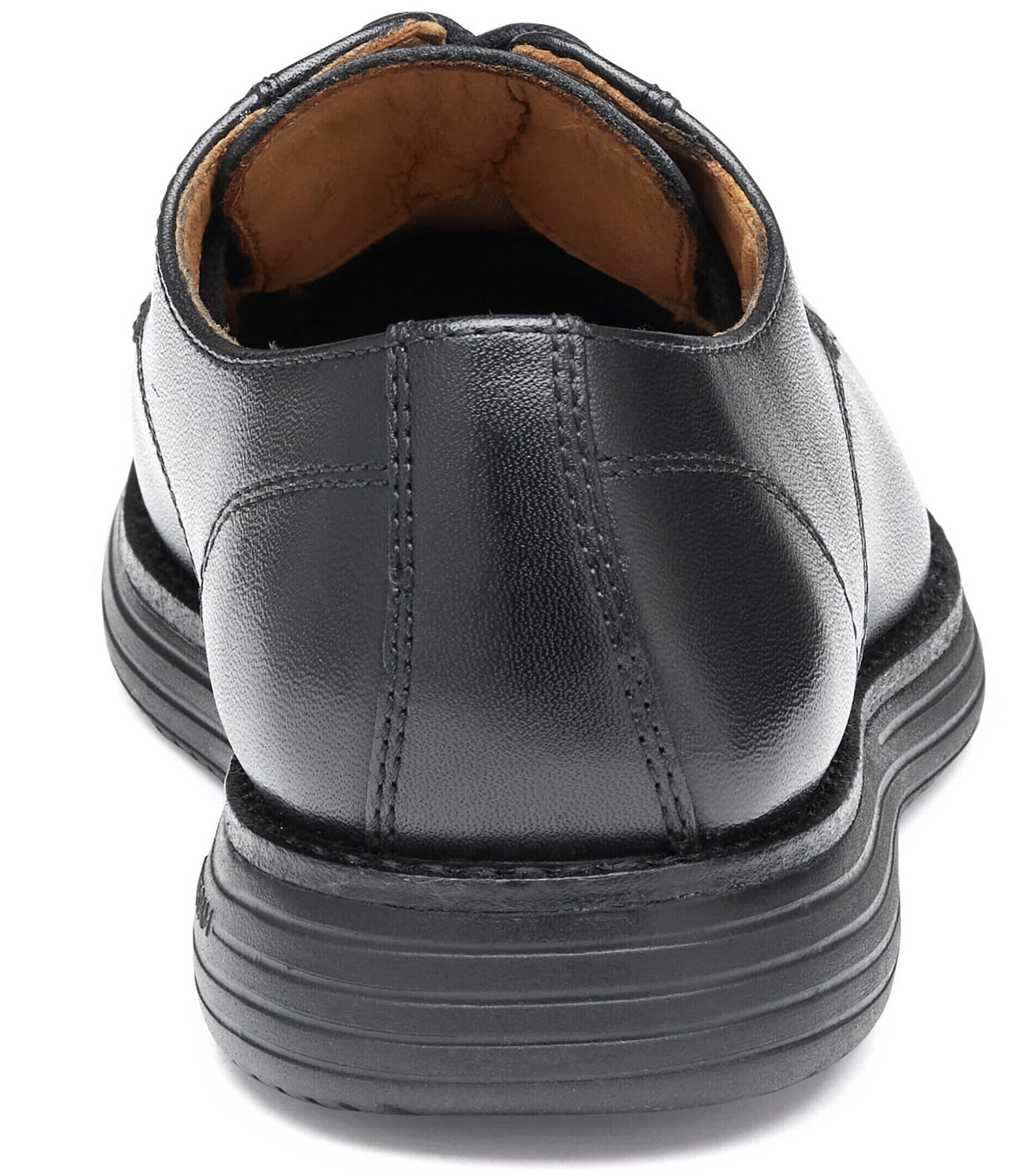 Johnston & Murphy Boys' Upton Plain Toe Leather Lace Up Oxfords (Youth)