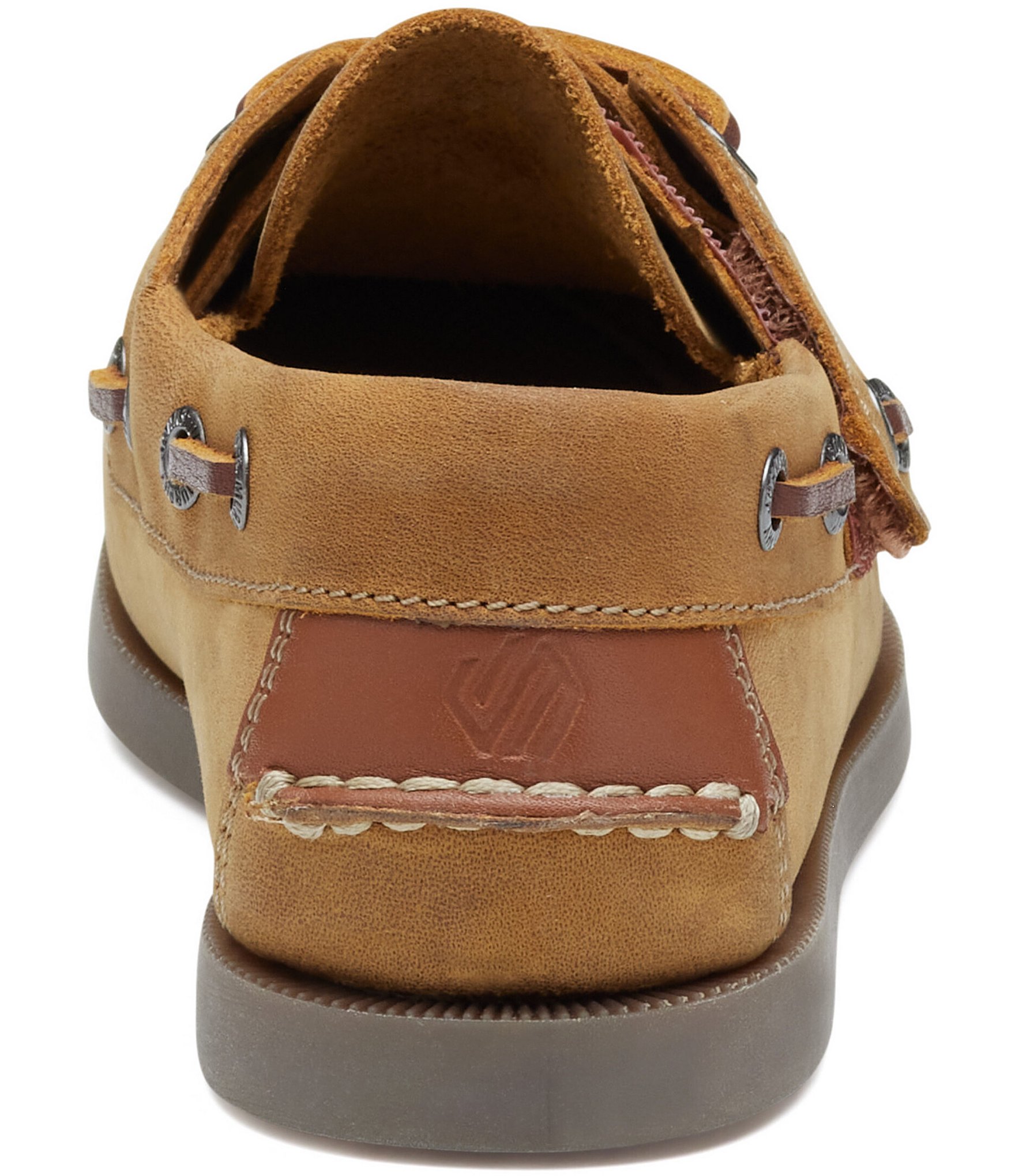Johnston & Murphy Boys' Zeke Leather Alternative Closure Boat Shoes (Infant)