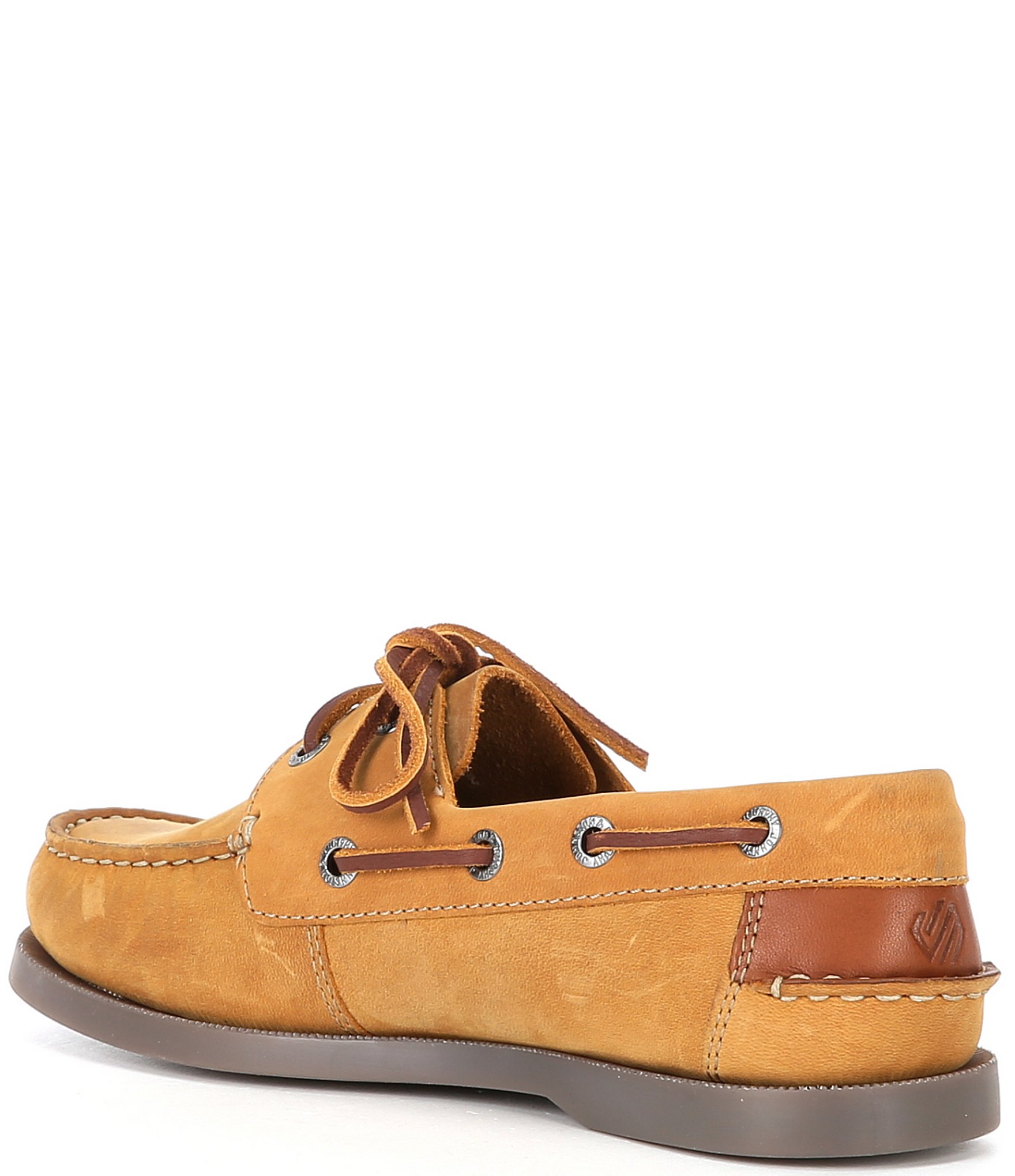 Johnston & Murphy Boys' Zeke Leather Boat Shoes (Toddler)