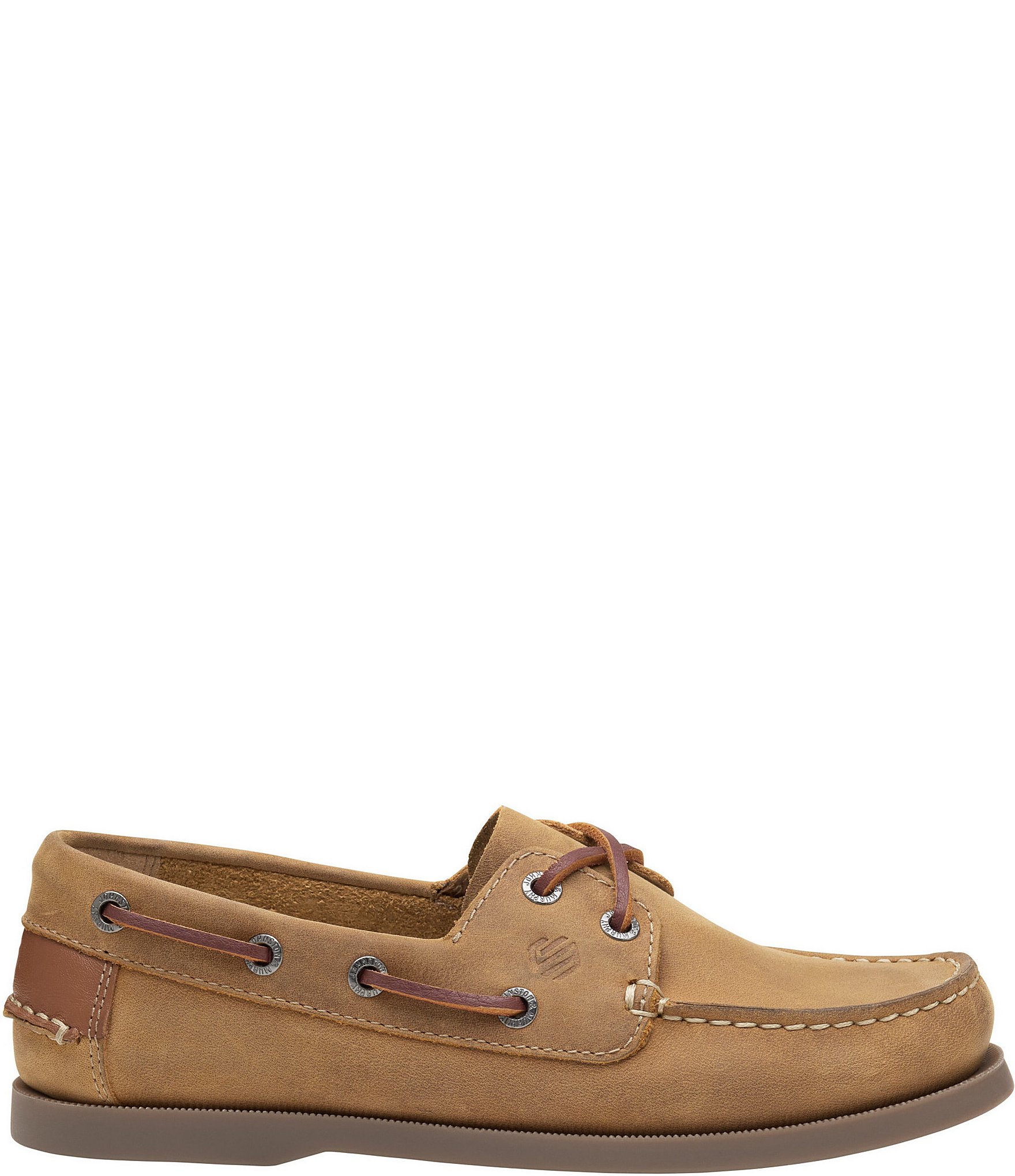 Johnston & Murphy Boys' Zeke Leather Boat Shoes (Youth)