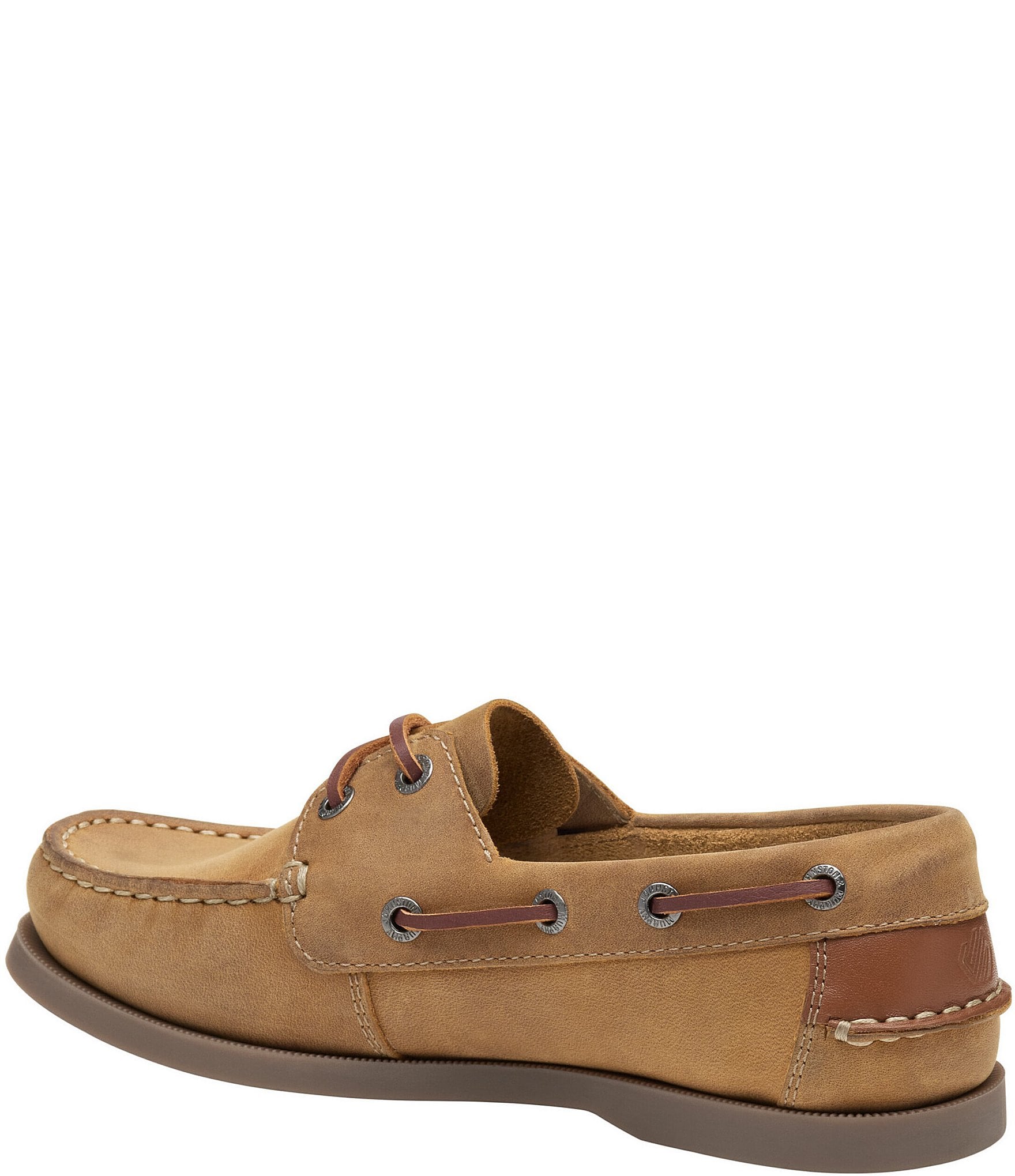 Johnston & Murphy Boys' Zeke Leather Boat Shoes (Youth)