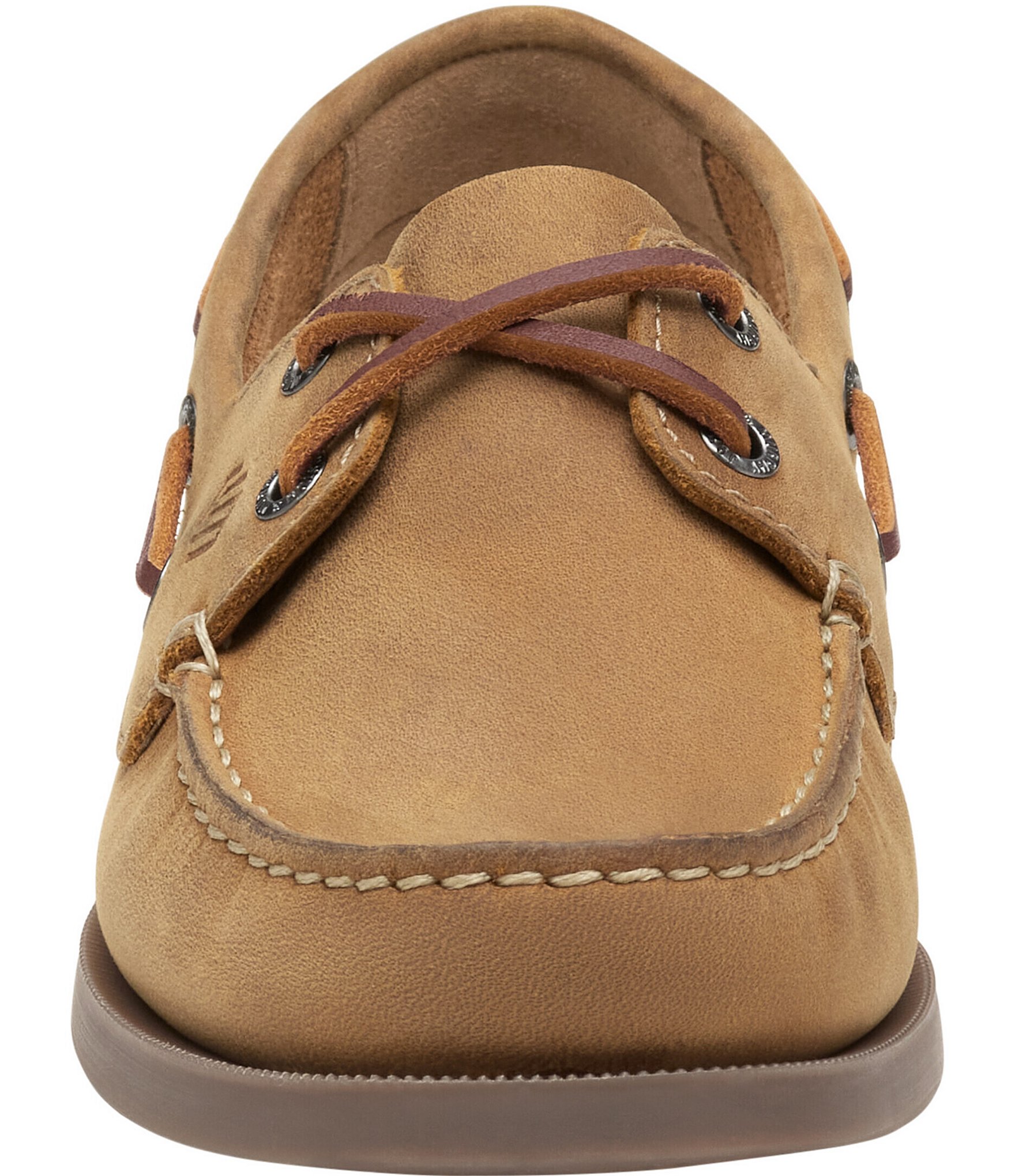 Johnston & Murphy Boys' Zeke Leather Boat Shoes (Youth)