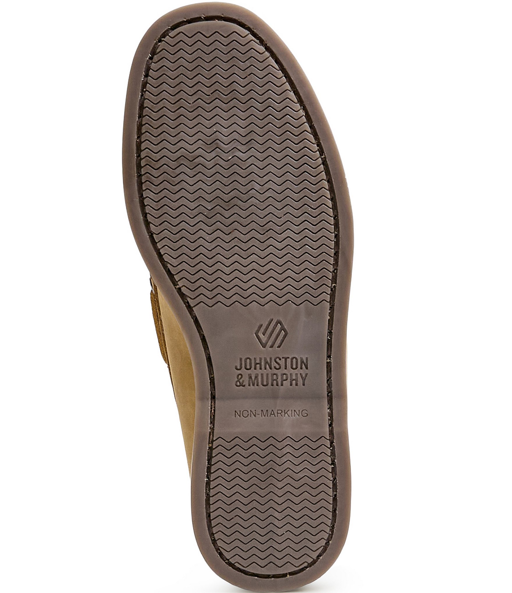Johnston & Murphy Boys' Zeke Leather Boat Shoes (Youth)