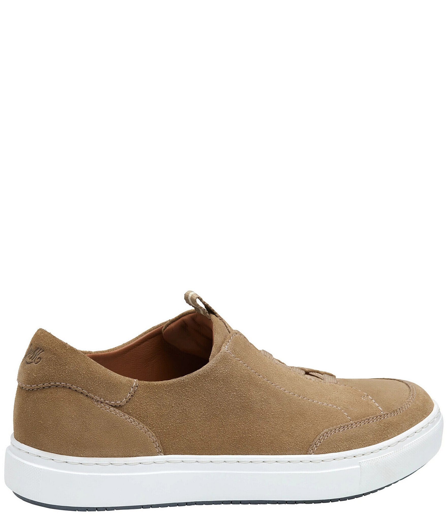 Johnston & Murphy Collection Men's Anson Water-Resistant Suede Stretch Lace-to-Toe Sneakers
