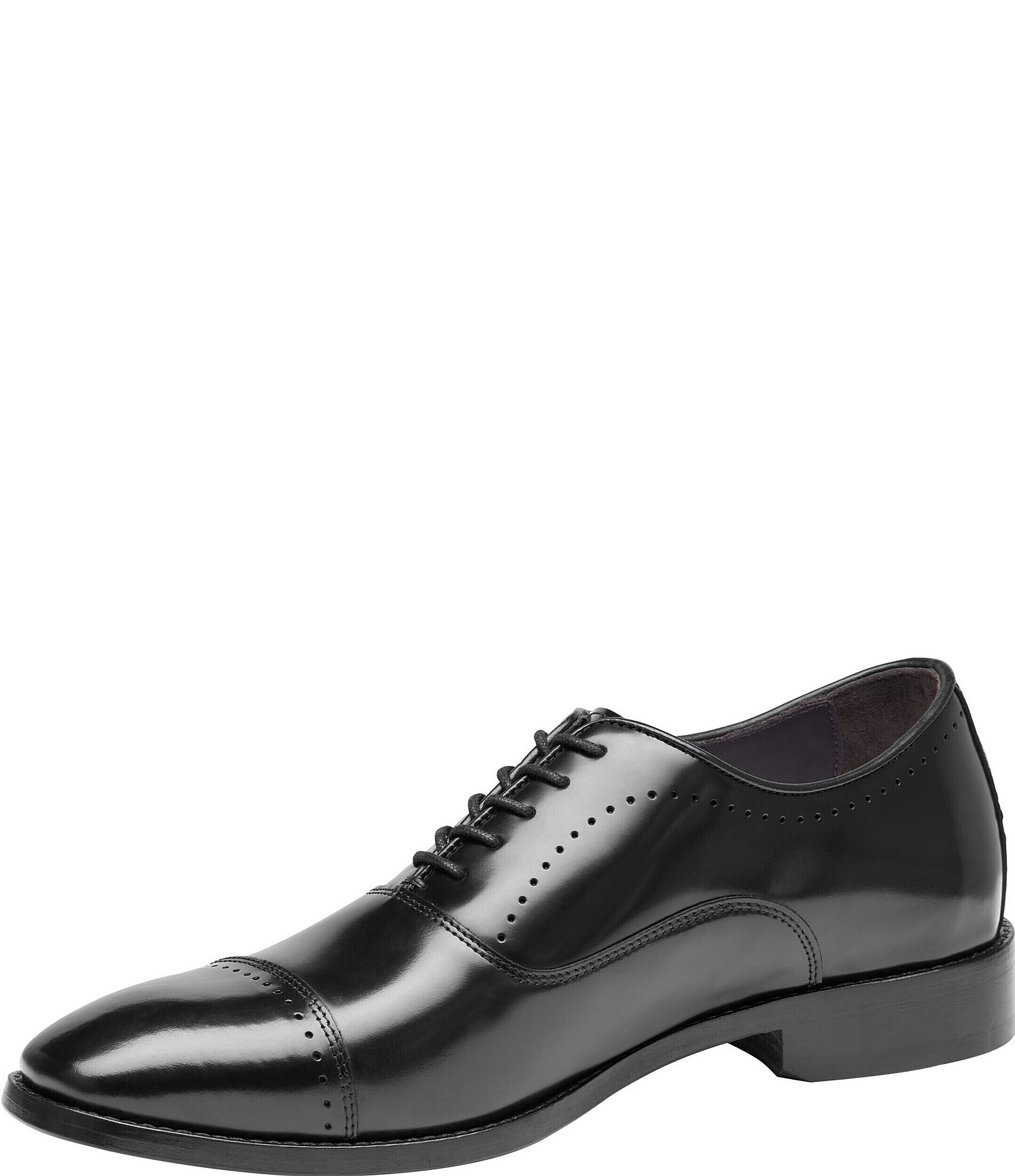 Johnston & Murphy Collection Men's Arrister Leather Cap Toe Oxfords