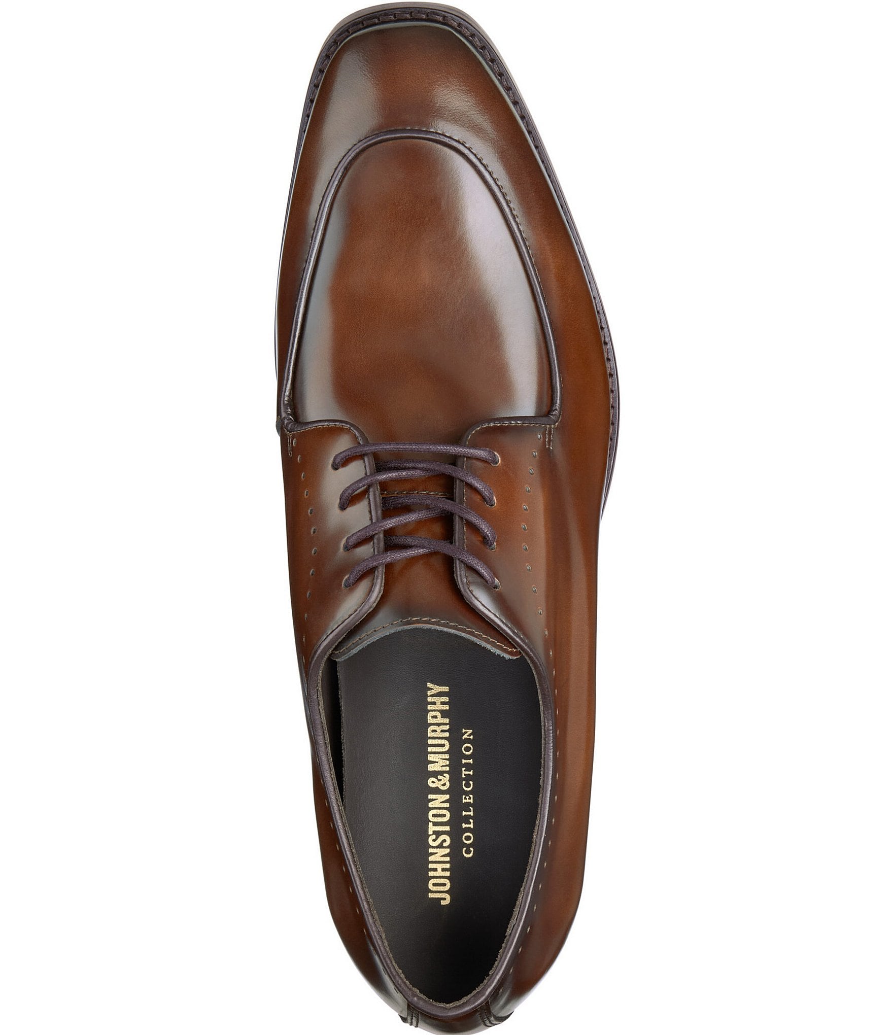 Johnston & Murphy Collection Men's Arrister Leather Perforated Oxfords
