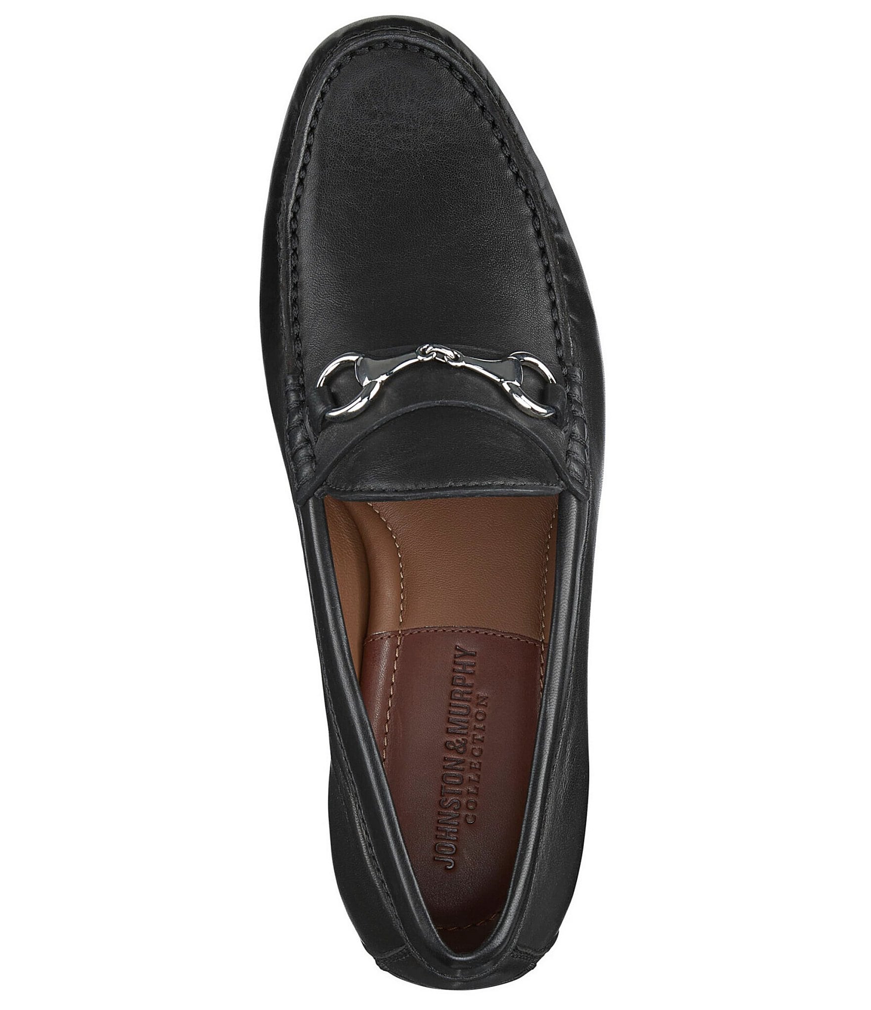 Johnston & Murphy Collection Men's Baldwin Leather Bit Buckle Loafers