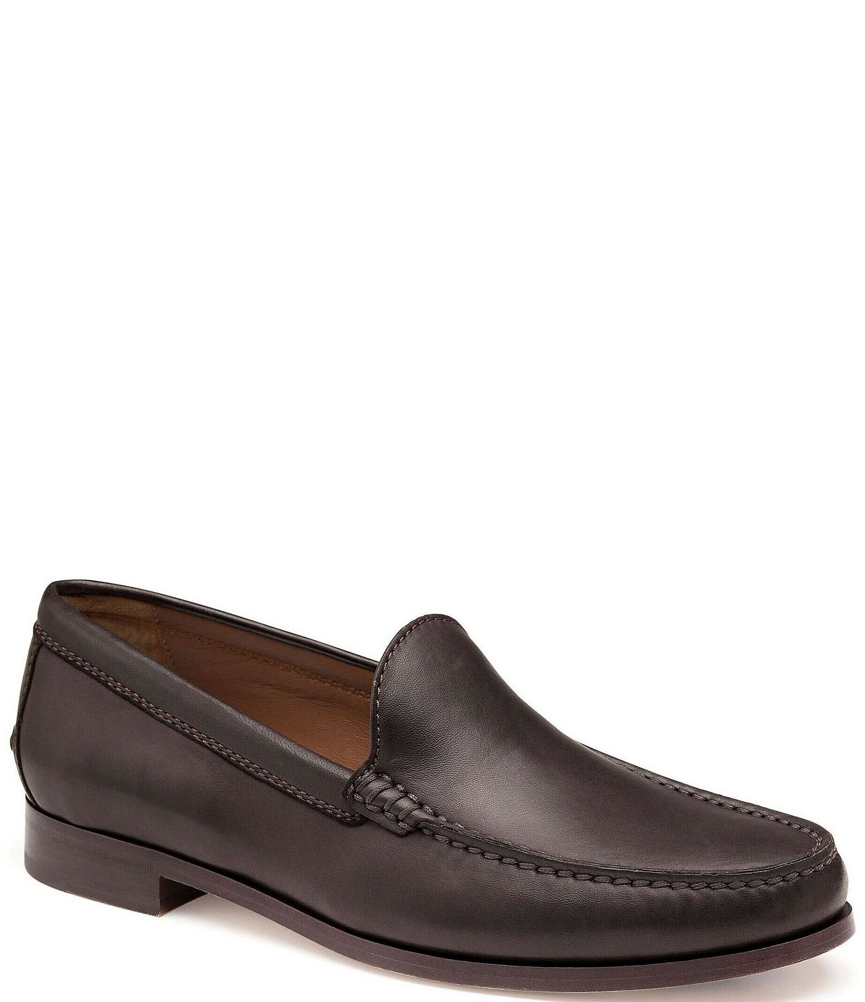 Johnston & Murphy Collection Men's Baldwin Leather Venetian Loafers ...