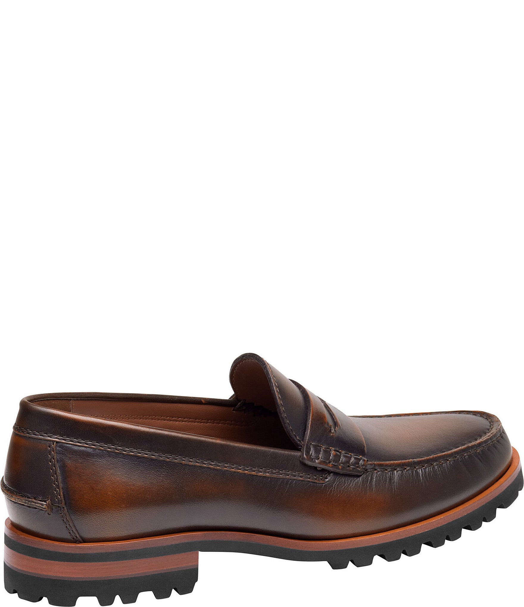 Johnston & Murphy Collection Mens Baldwin Lug Penny Loafers