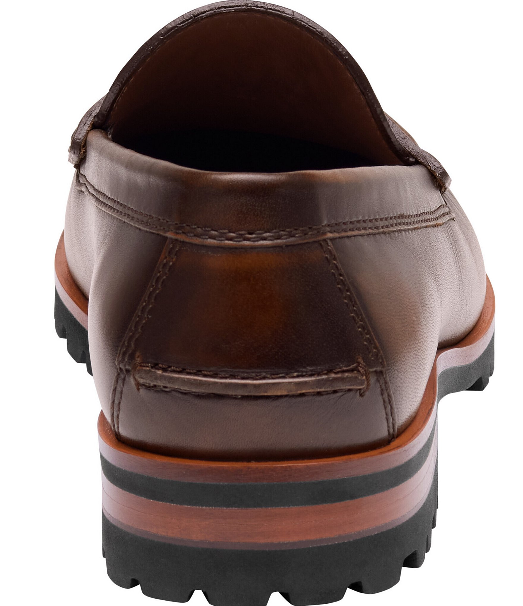 Johnston & Murphy Collection Mens Baldwin Lug Penny Loafers