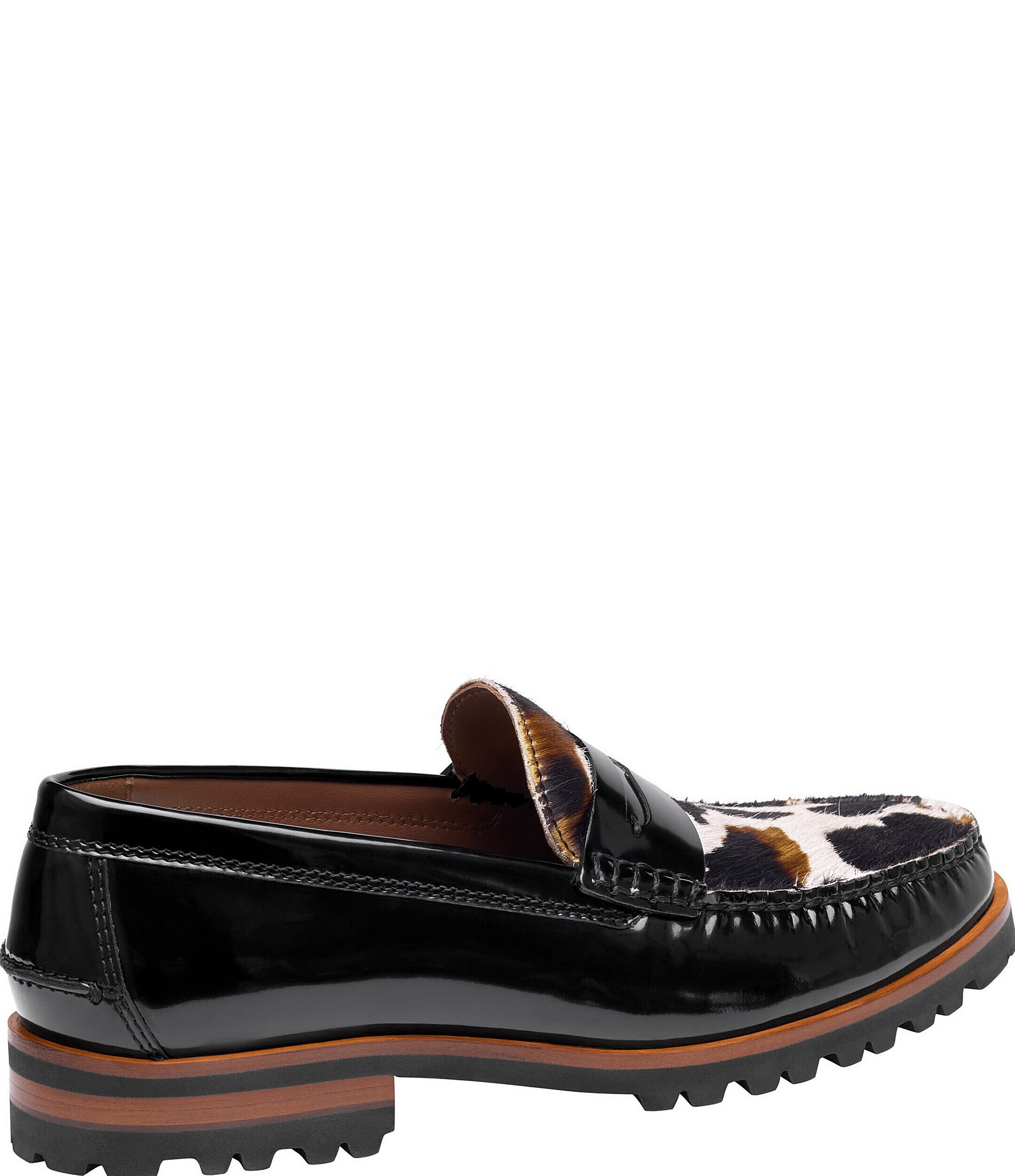 Johnston & Murphy Collection Mens Baldwin Lug Penny Loafers