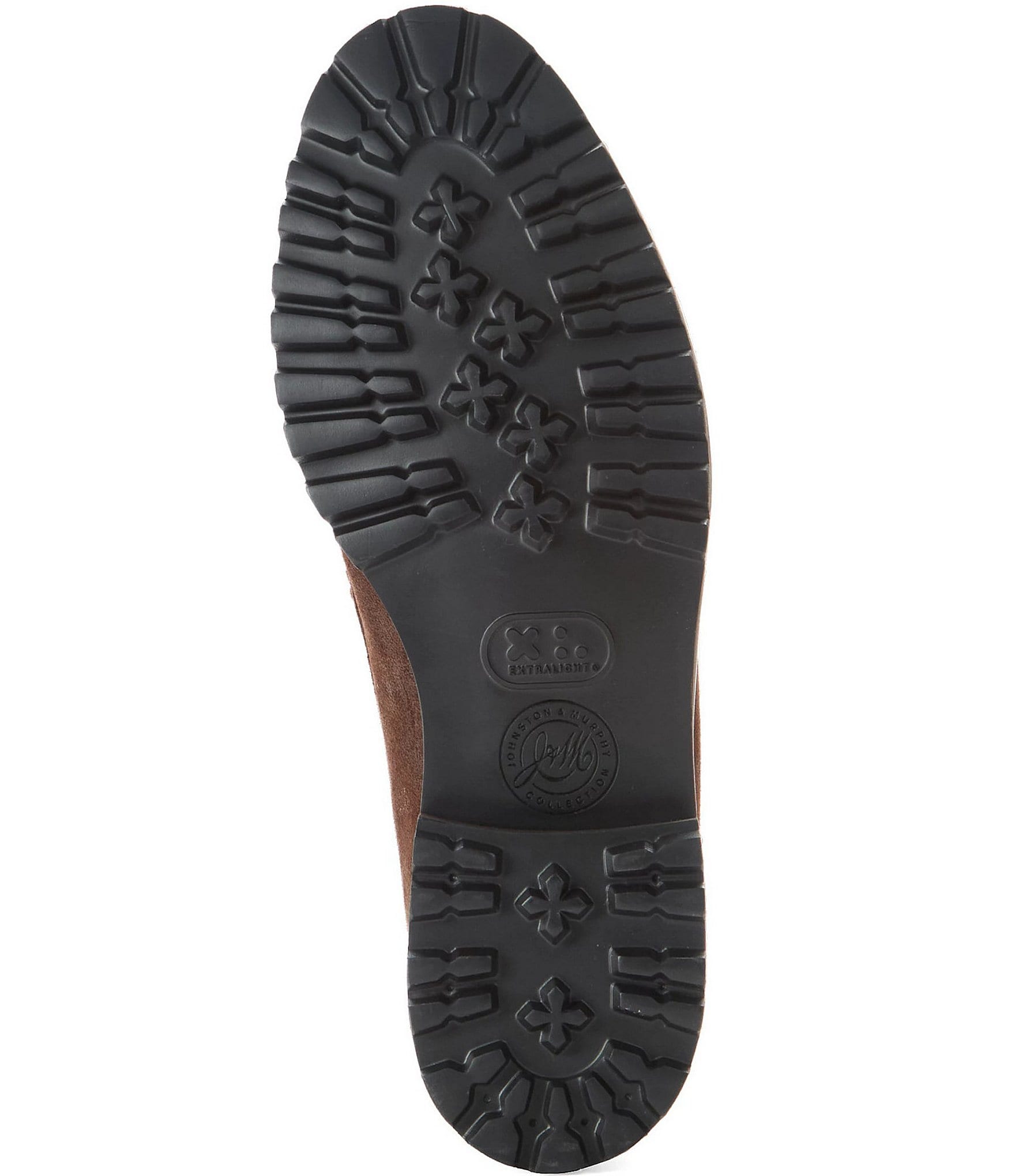 Johnston & Murphy Collection Men's Baldwin Suede Lug Bit Buckle Loafers