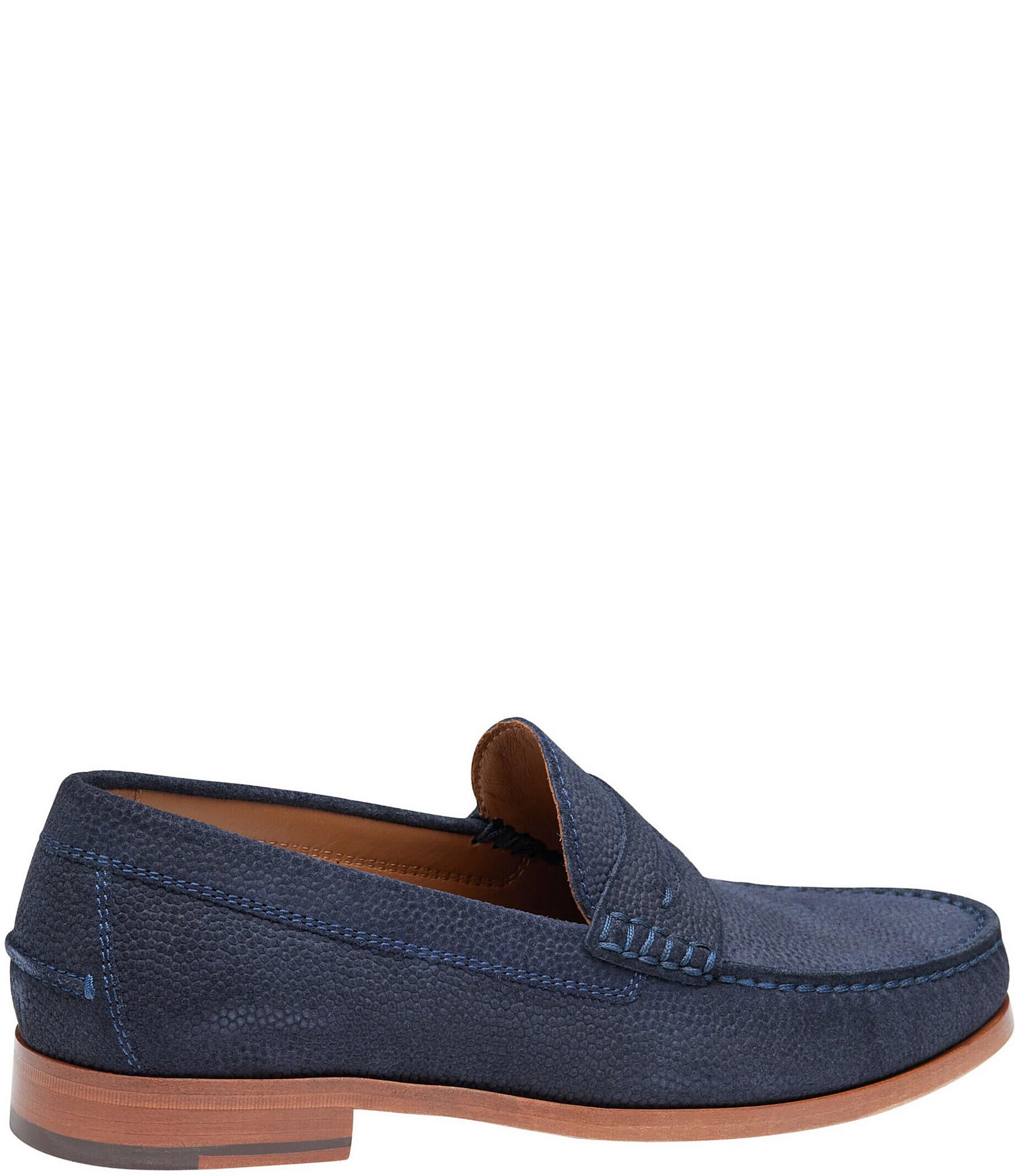 Johnston & Murphy Collection Men's Baldwin Nubuck Penny Loafers