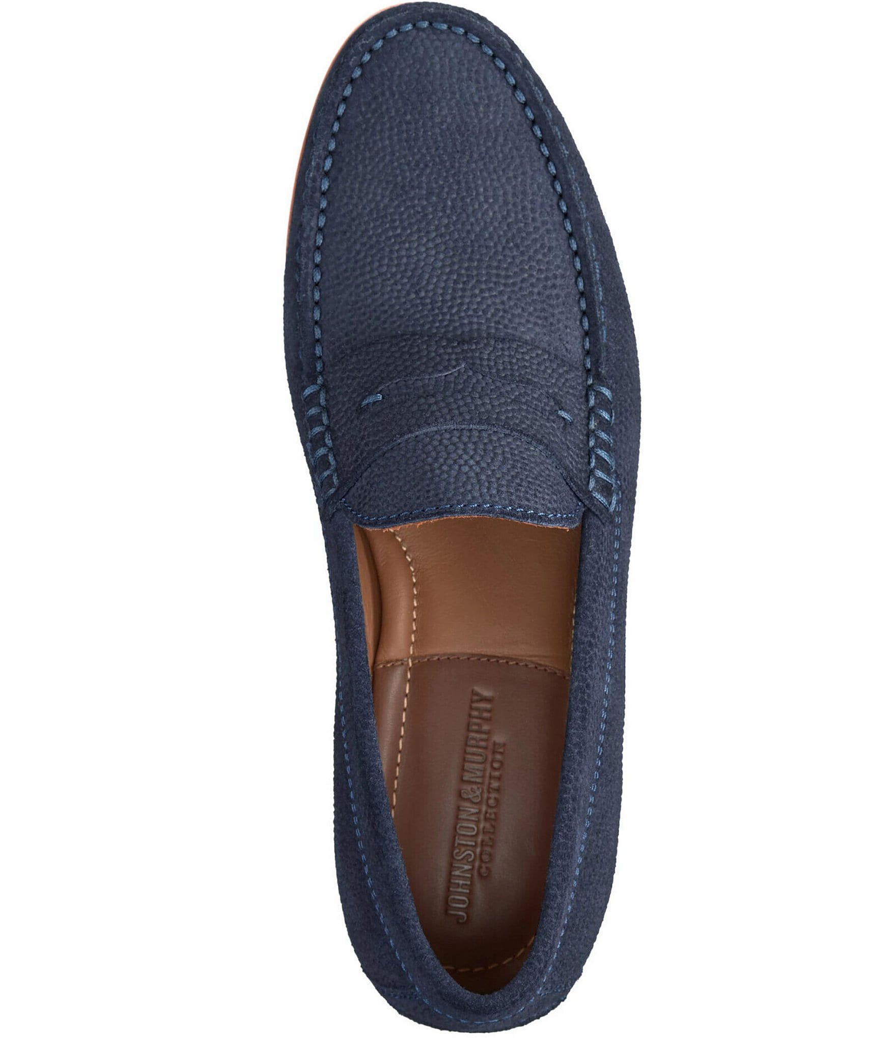 Johnston & Murphy Collection Men's Baldwin Nubuck Penny Loafers