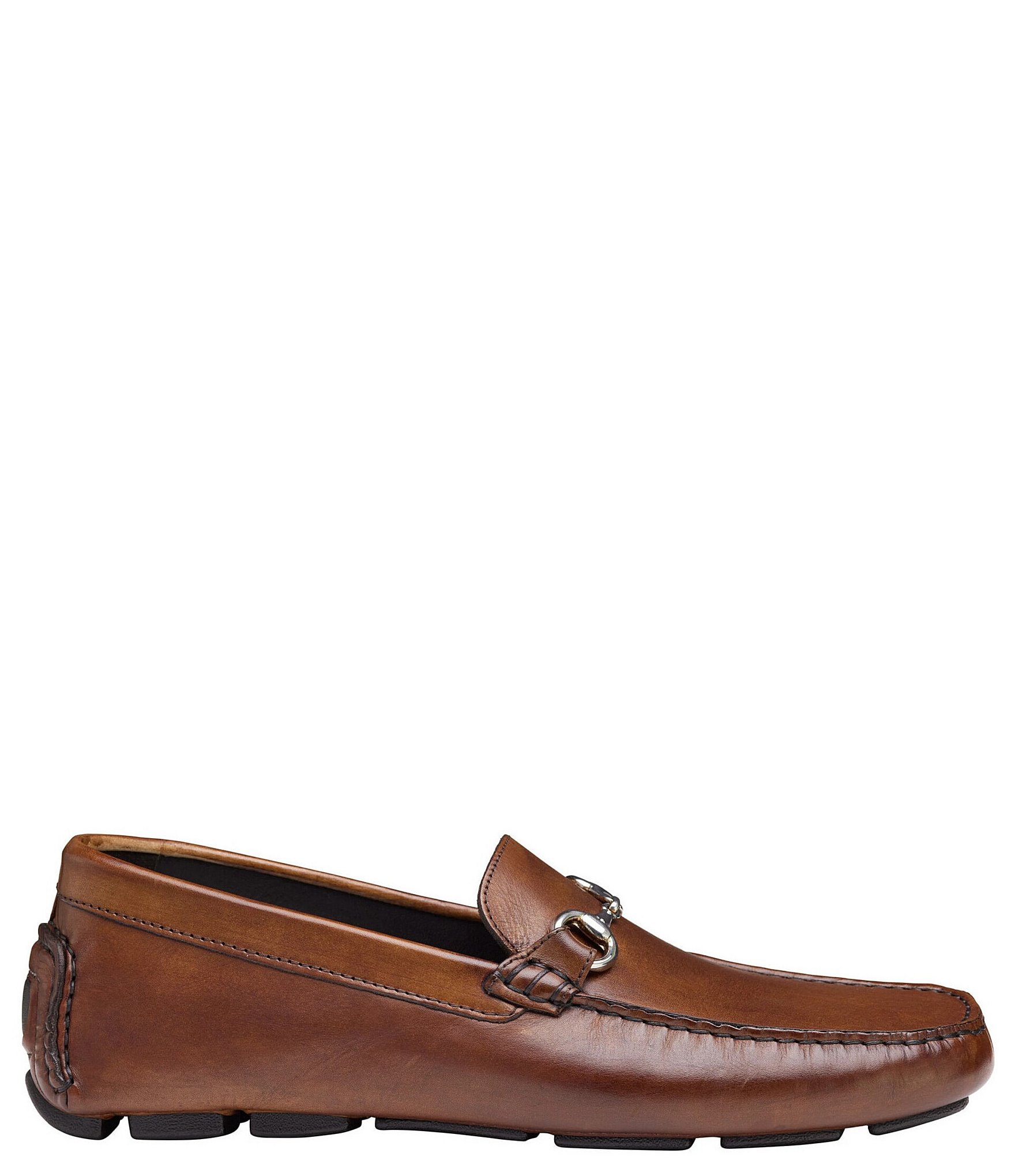 Johnston & Murphy Collection Men's Dayton Calfskin Bit Buckle Loafers