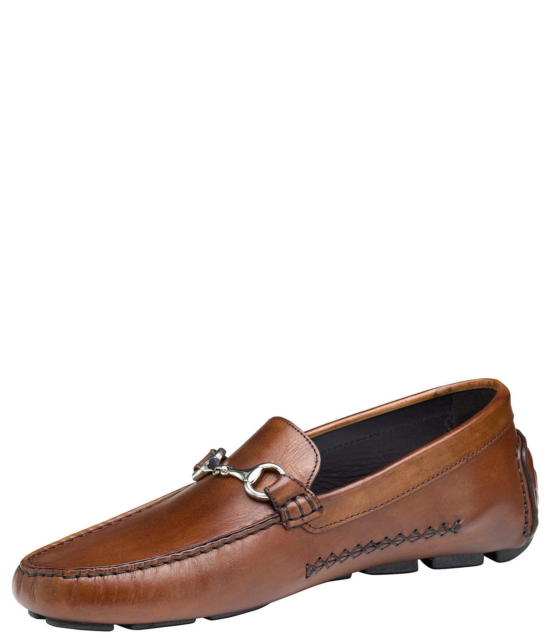 Johnston & Murphy Collection Men's Dayton Calfskin Bit Buckle Loafers