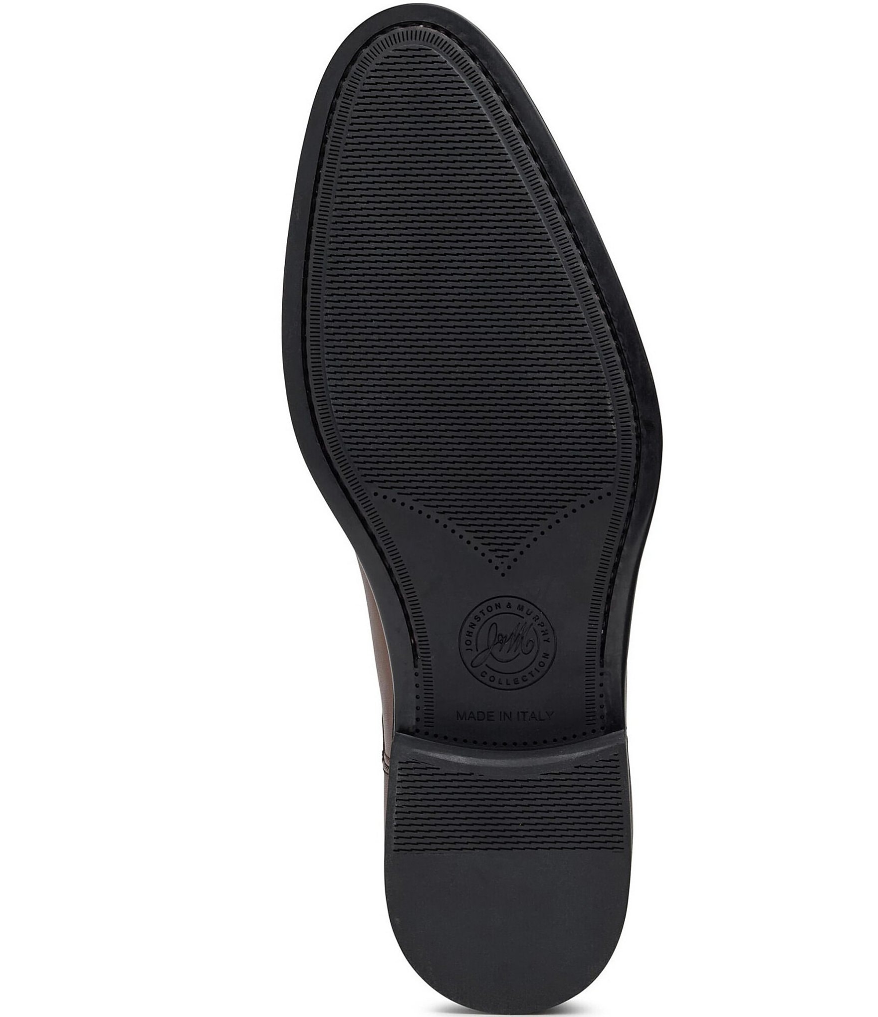 Johnston & Murphy Collection Men's Flynch Leather Braided Strap Loafers