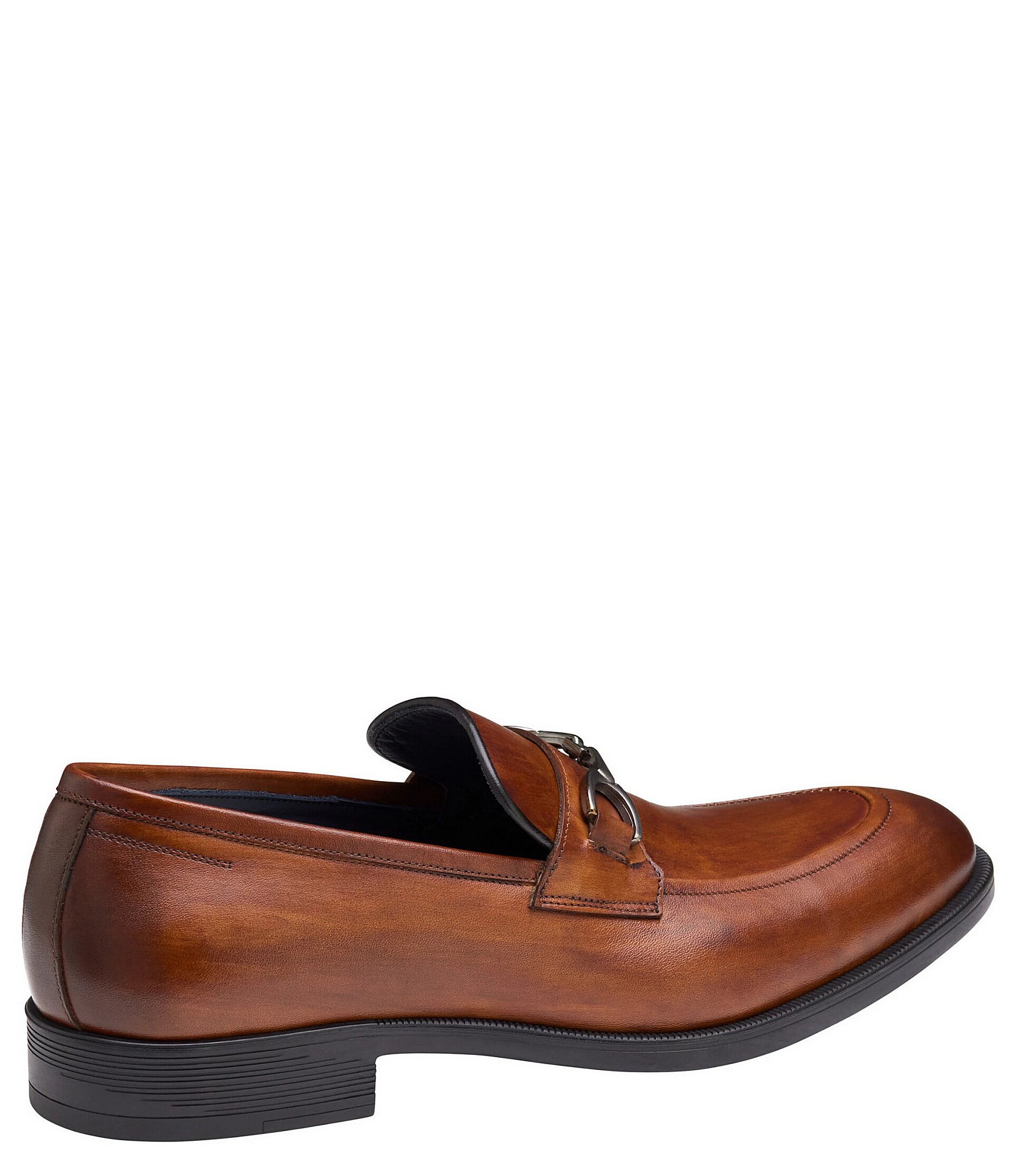 Johnston & Murphy Collection Men's Flynch Calfskin Bit Detail Loafers