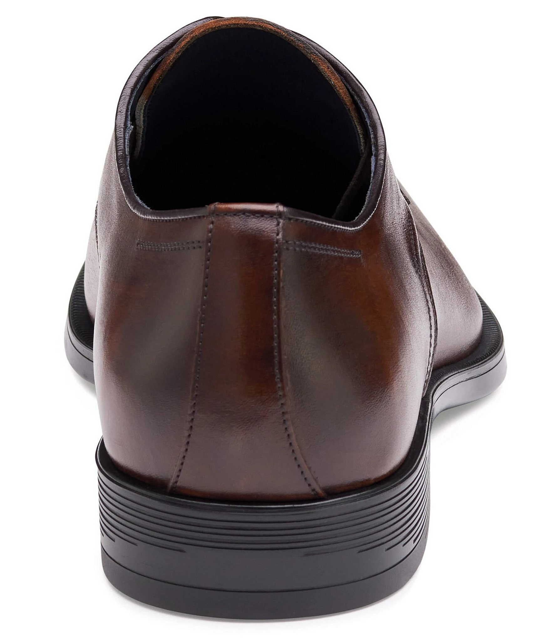 Johnston & Murphy Collection Men's Flynch Plain Toe Calfskin Oxfords