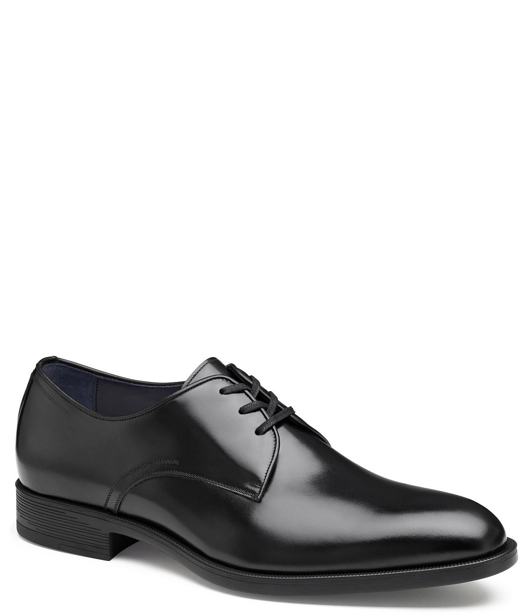 Johnston & Murphy Collection Men's Flynch Plain Toe Calfskin Oxfords ...