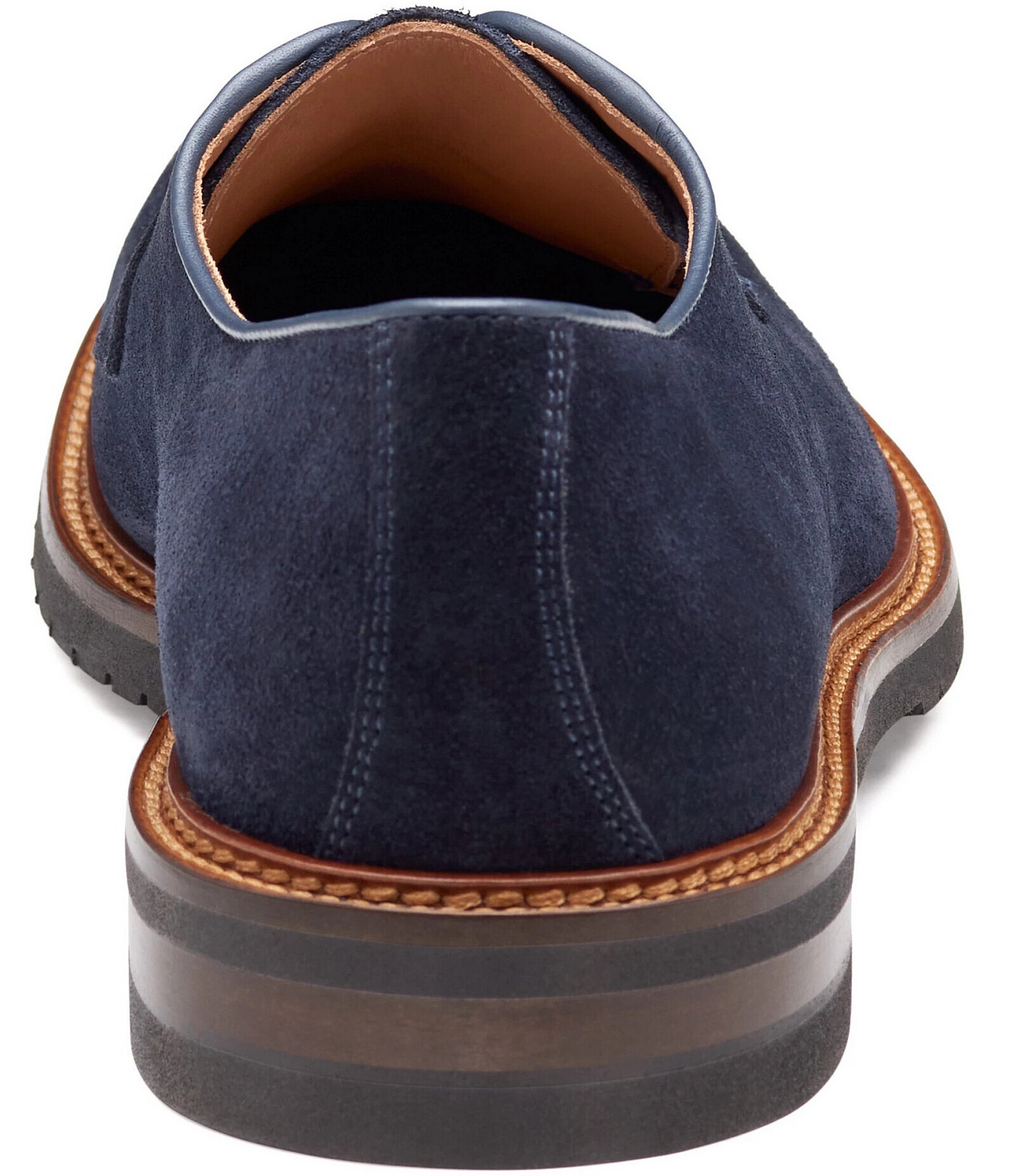 Johnston & Murphy Collection Men's Hartford Suede Plain Toe Oxfords