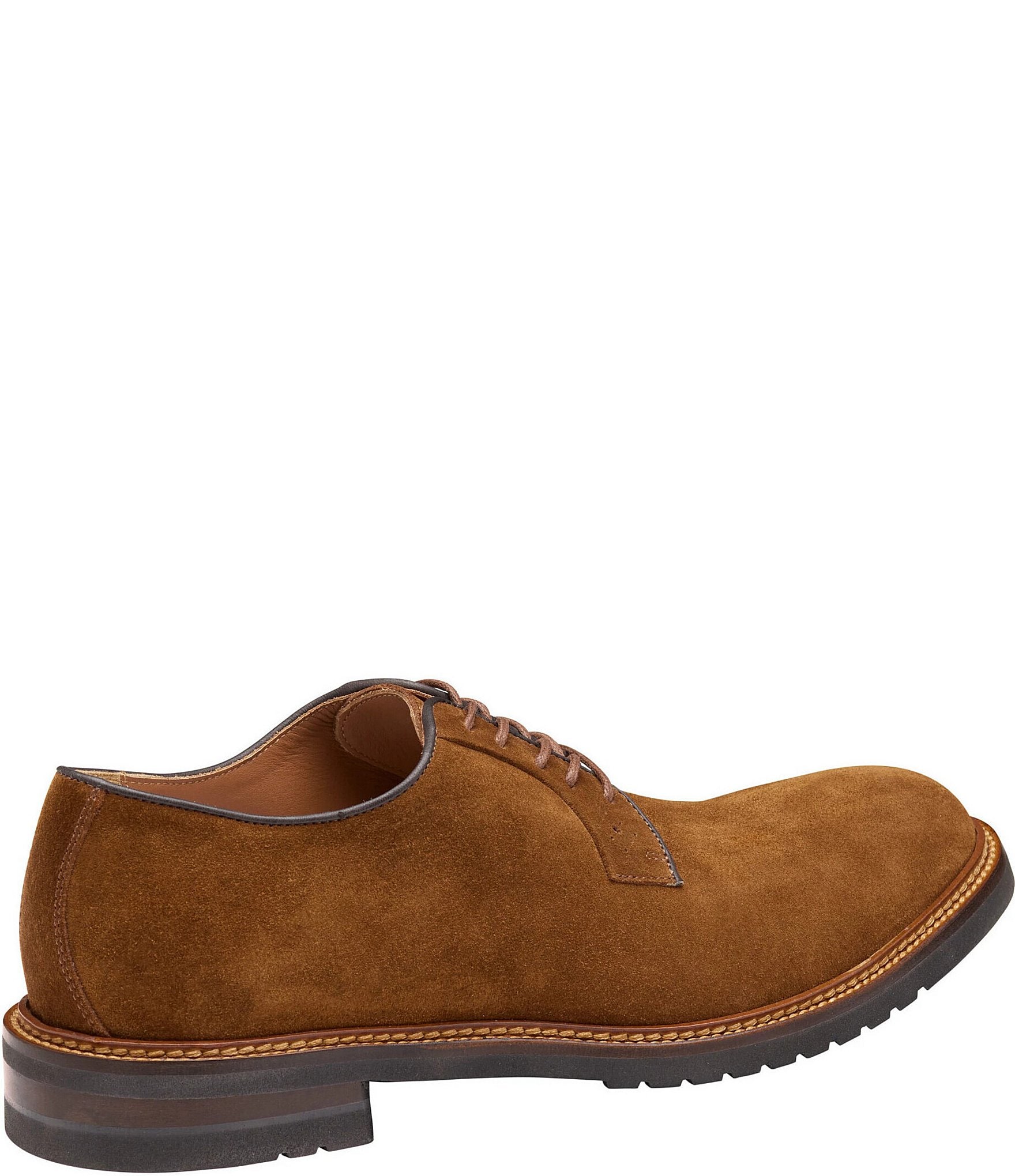 Johnston & Murphy Collection Men's Hartford Suede Plain Toe Oxfords