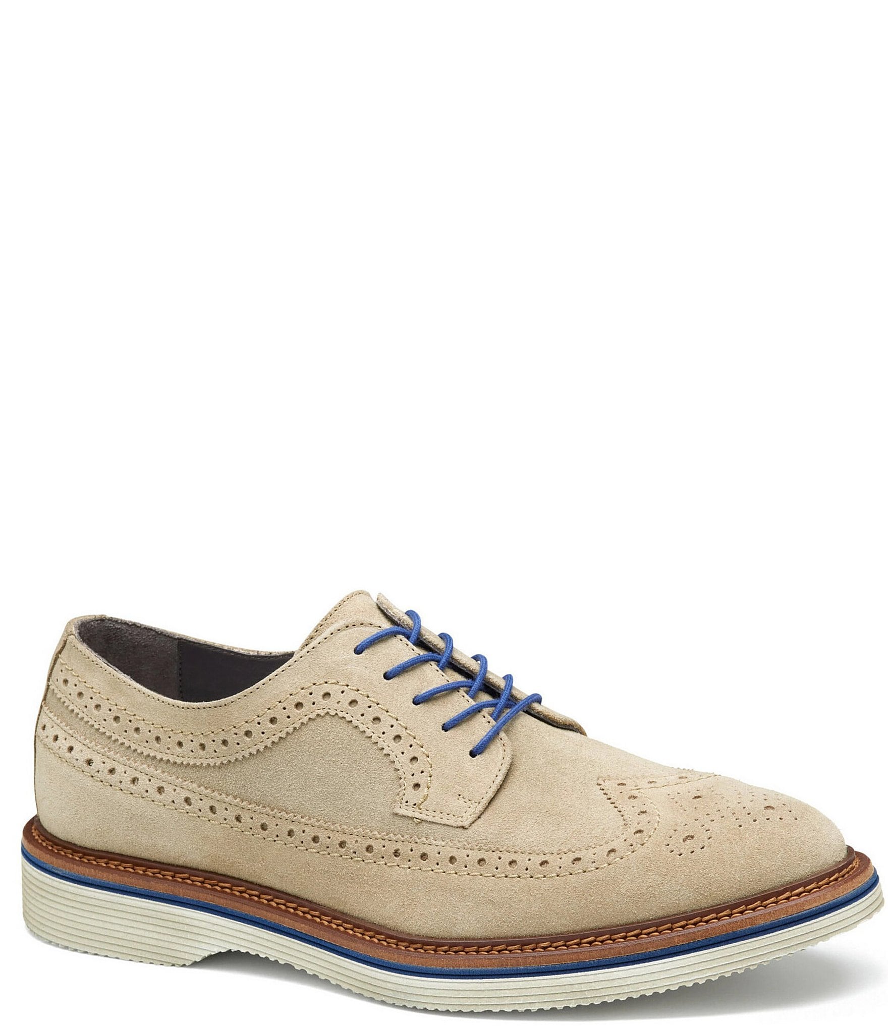 Johnston & Murphy Collection Men's Jenson Suede Wingtip Oxfords