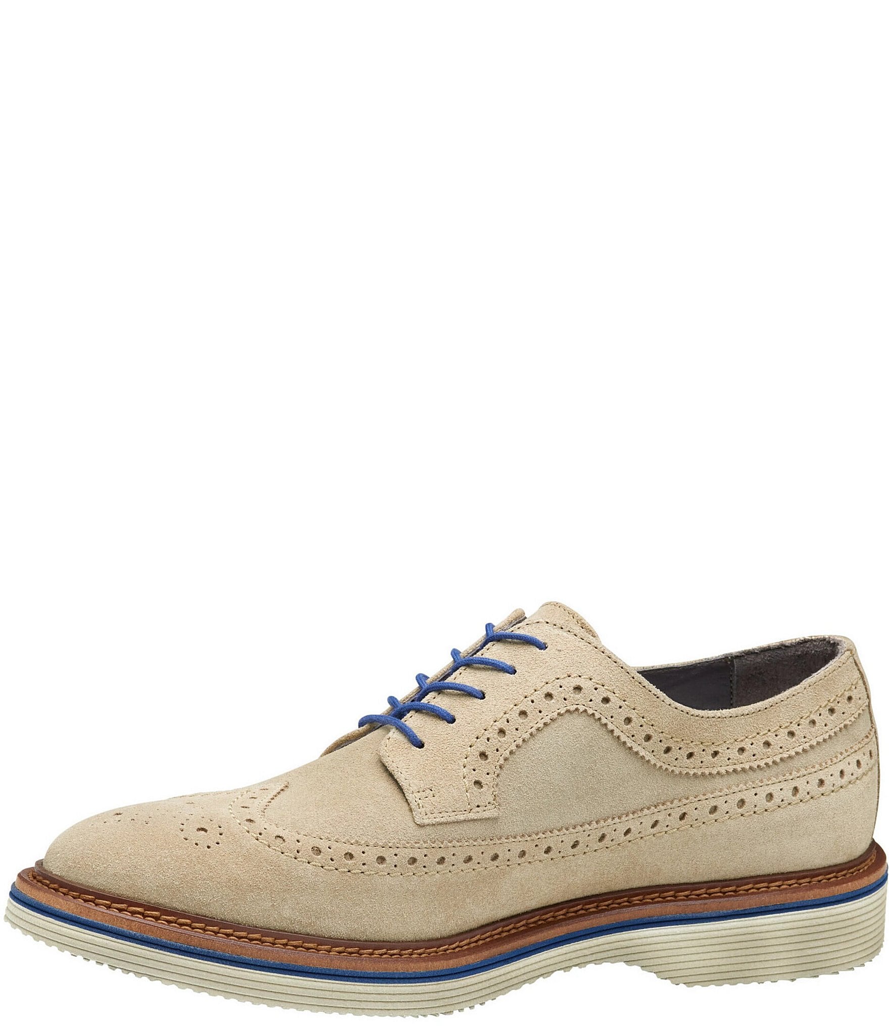 Johnston & Murphy Collection Men's Jenson Suede Wingtip Oxfords