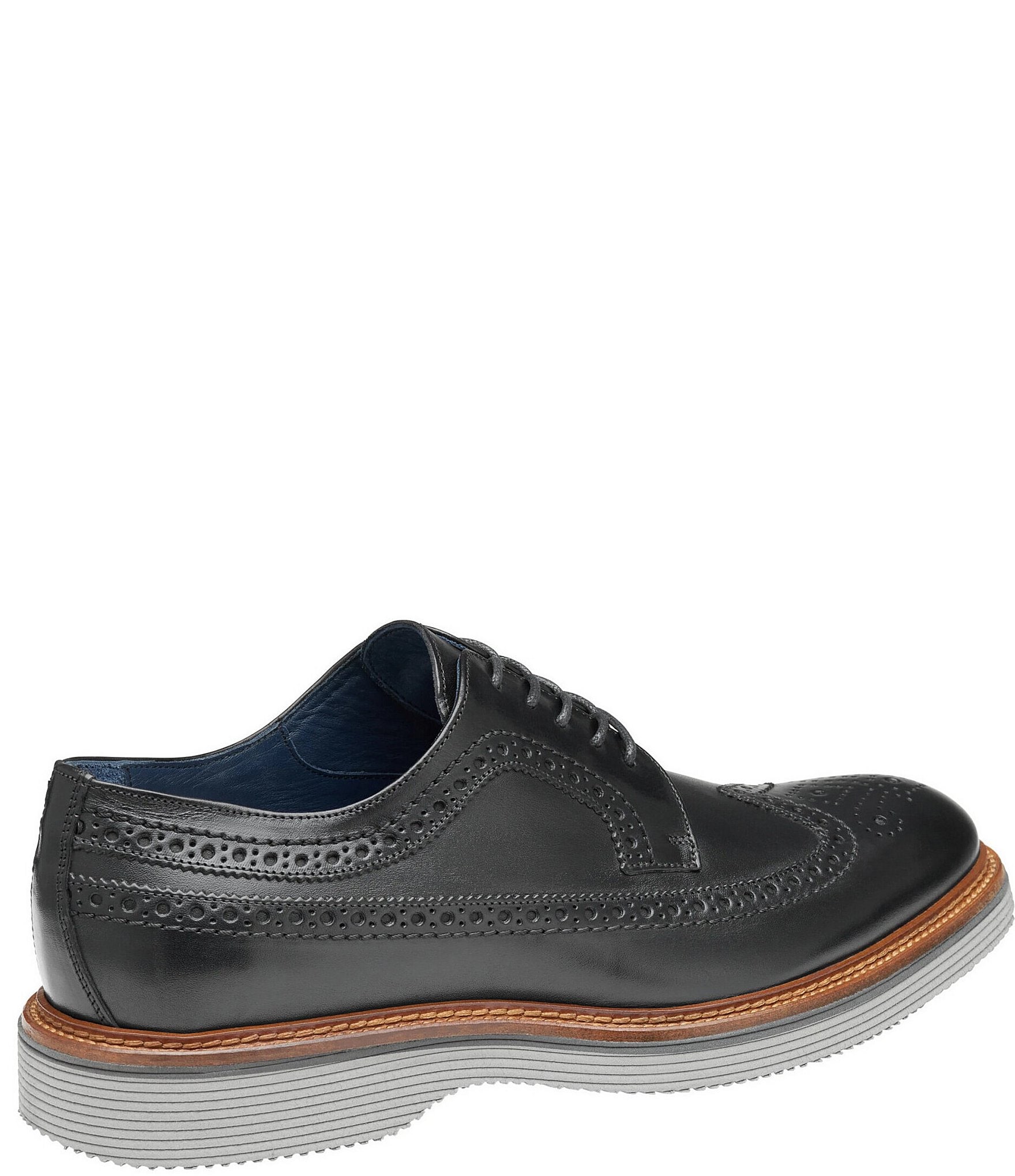 Johnston & Murphy Collection Men's Jenson Calfskin Wingtip Oxfords