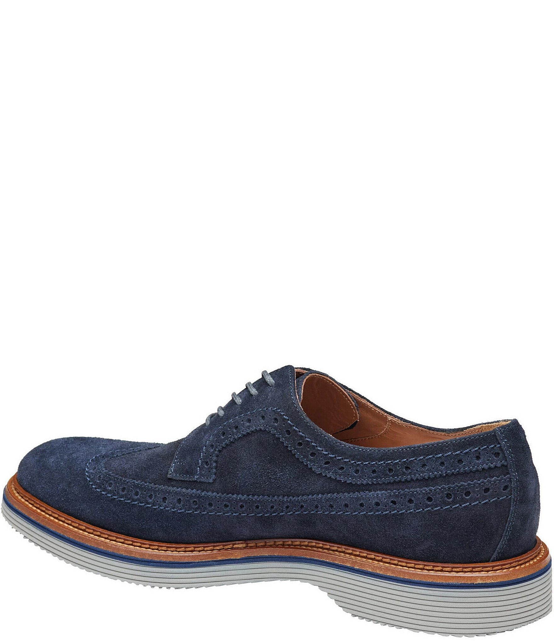 Johnston & Murphy Collection Men's Jenson Suede Wingtip Oxfords