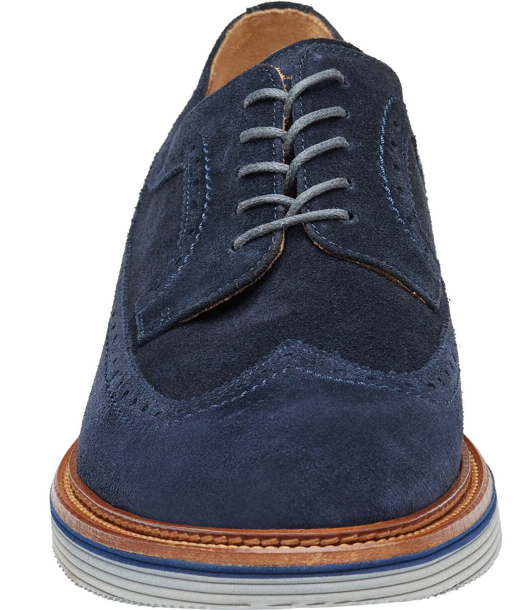 Johnston & Murphy Collection Men's Jenson Suede Wingtip Oxfords