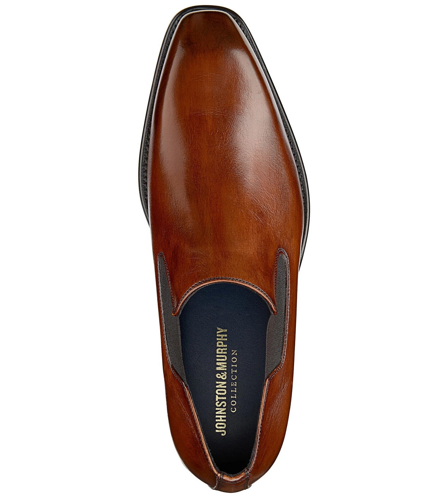 Johnston & Murphy Collection Men's Larson Leather Slip On Loafers