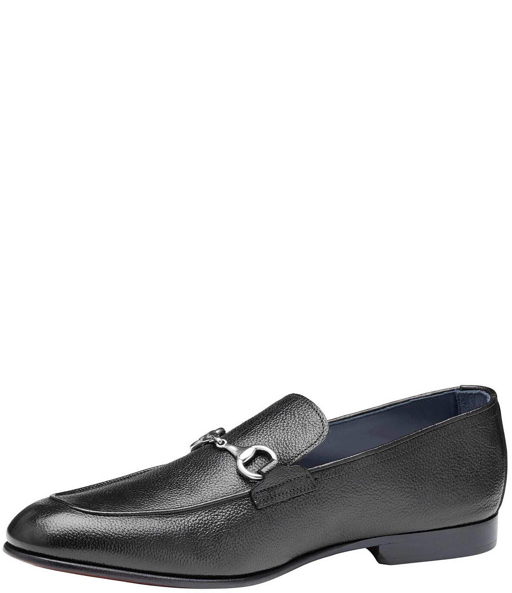 Johnston & Murphy Collection Men's Taylor Calfskin Bit Buckle Loafers