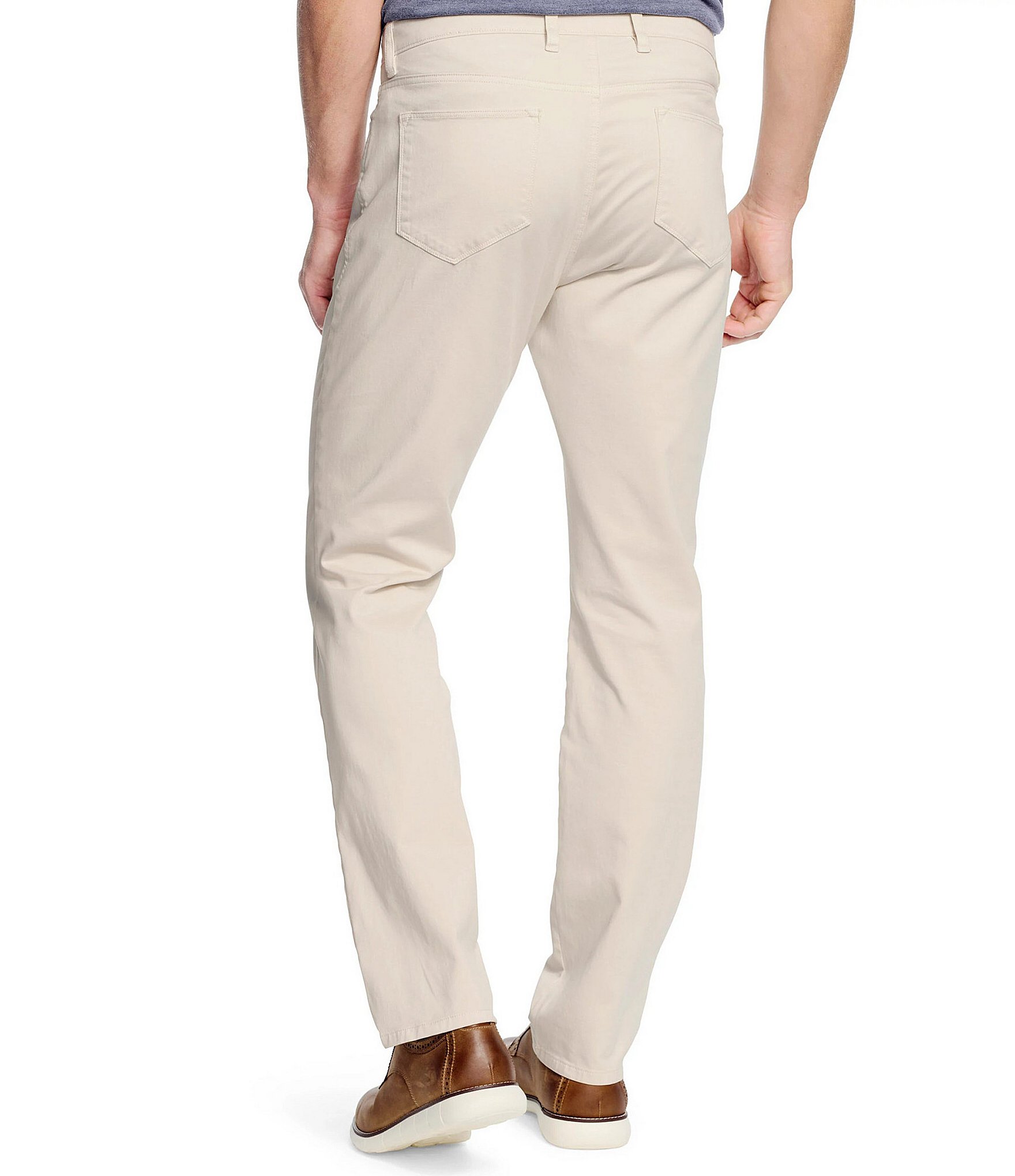 Johnston & Murphy Five-Pocket Straight Fit Stretch Pants