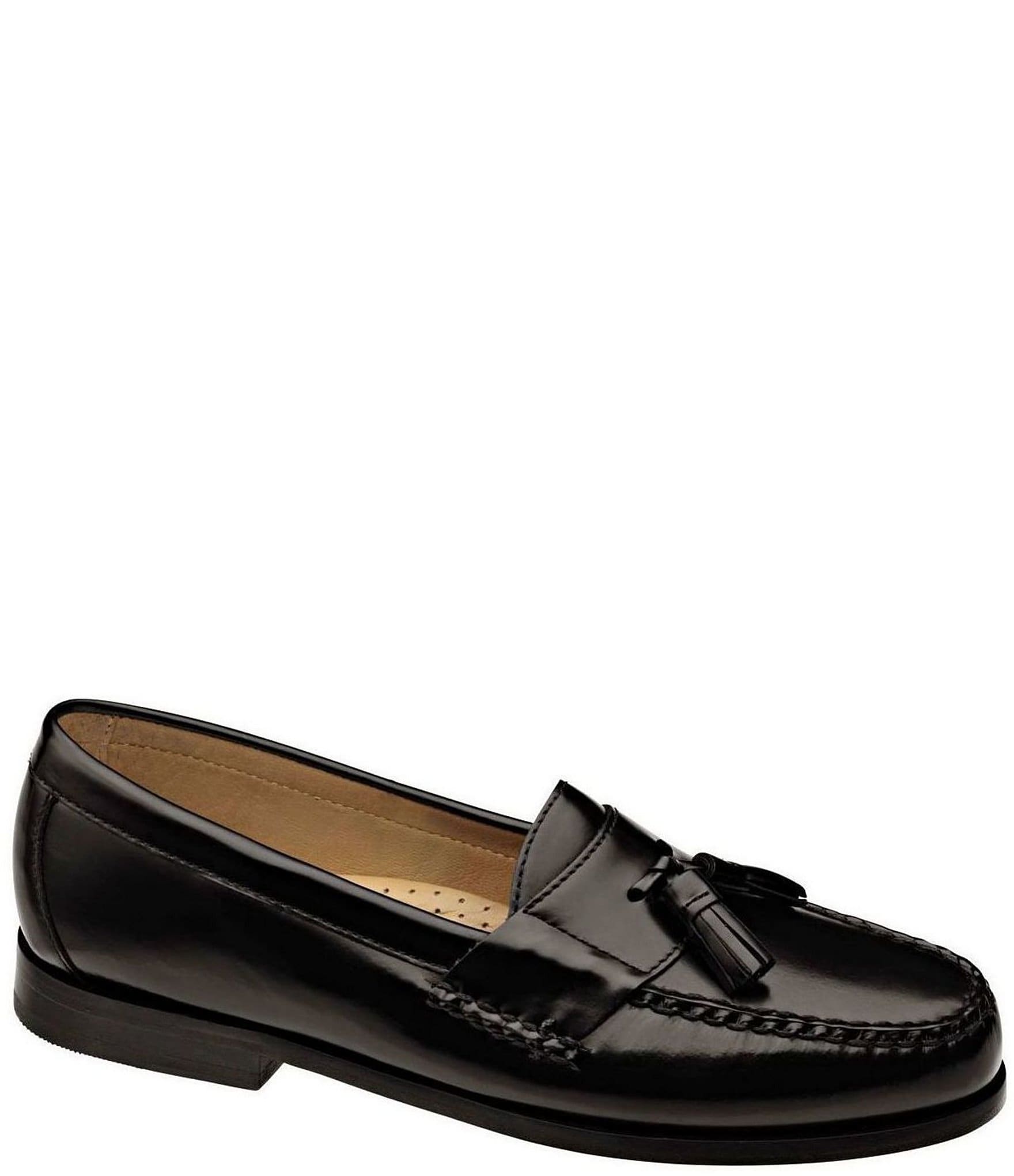 Mens Black Loafer Patent Leather Tasseled Classic Slip-On Wedding Suit Men  Shoes 