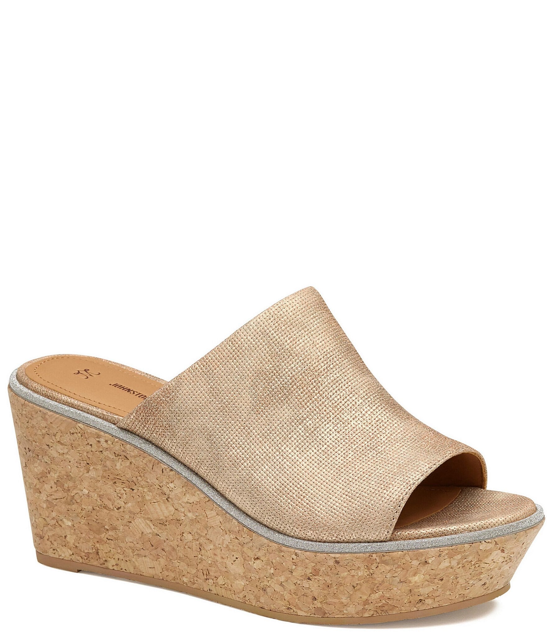 Johnston and murphy hot sale wedge sandals