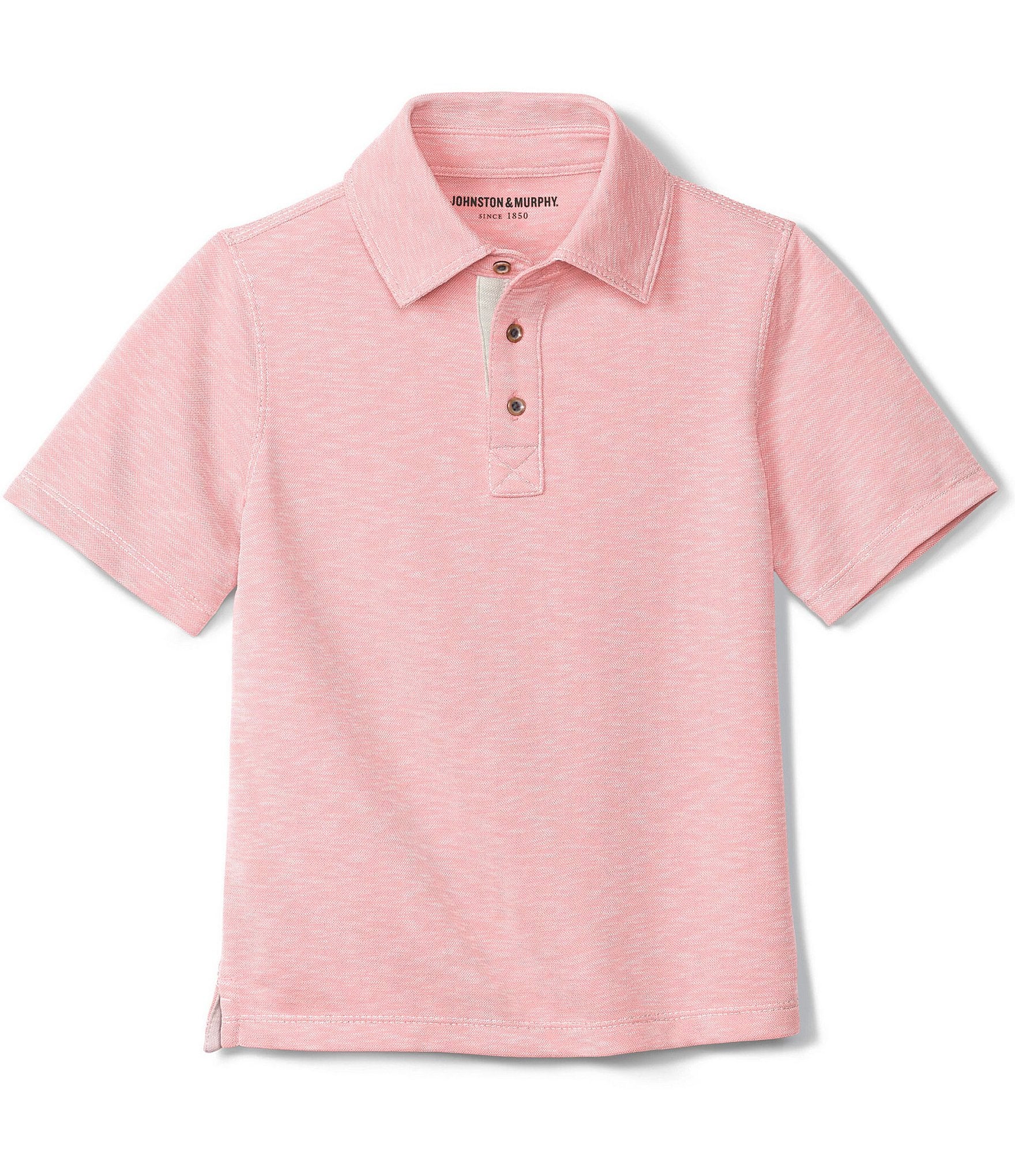 U.S. Polo Assn. Kids Boys Outdoor Check Oxford Shirt, Pink (10-11Y)