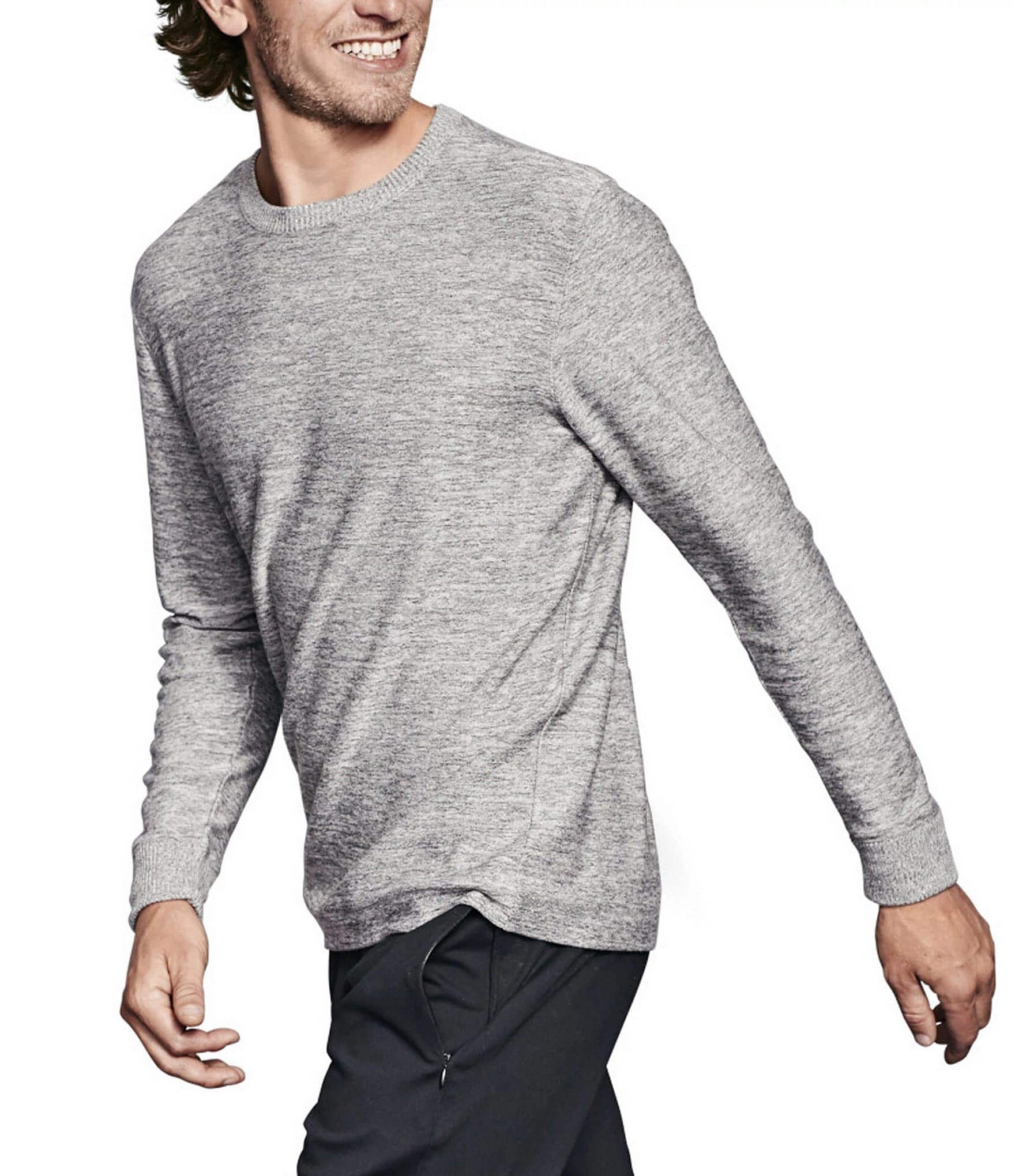 Johnston & Murphy Melange Pullover