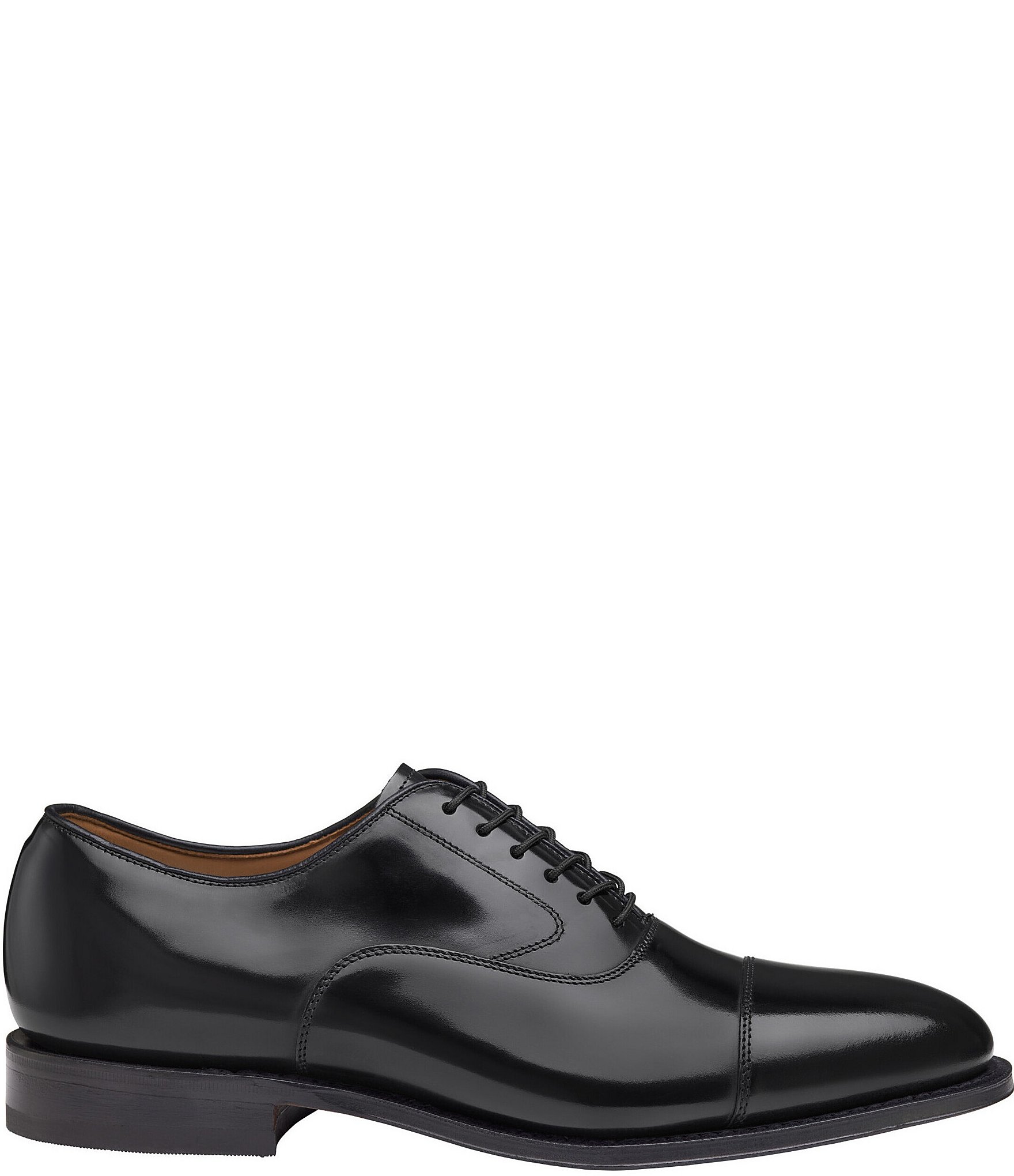 Johnston & Murphy Passport Collection Melton Leather Cap-Toe Oxfords